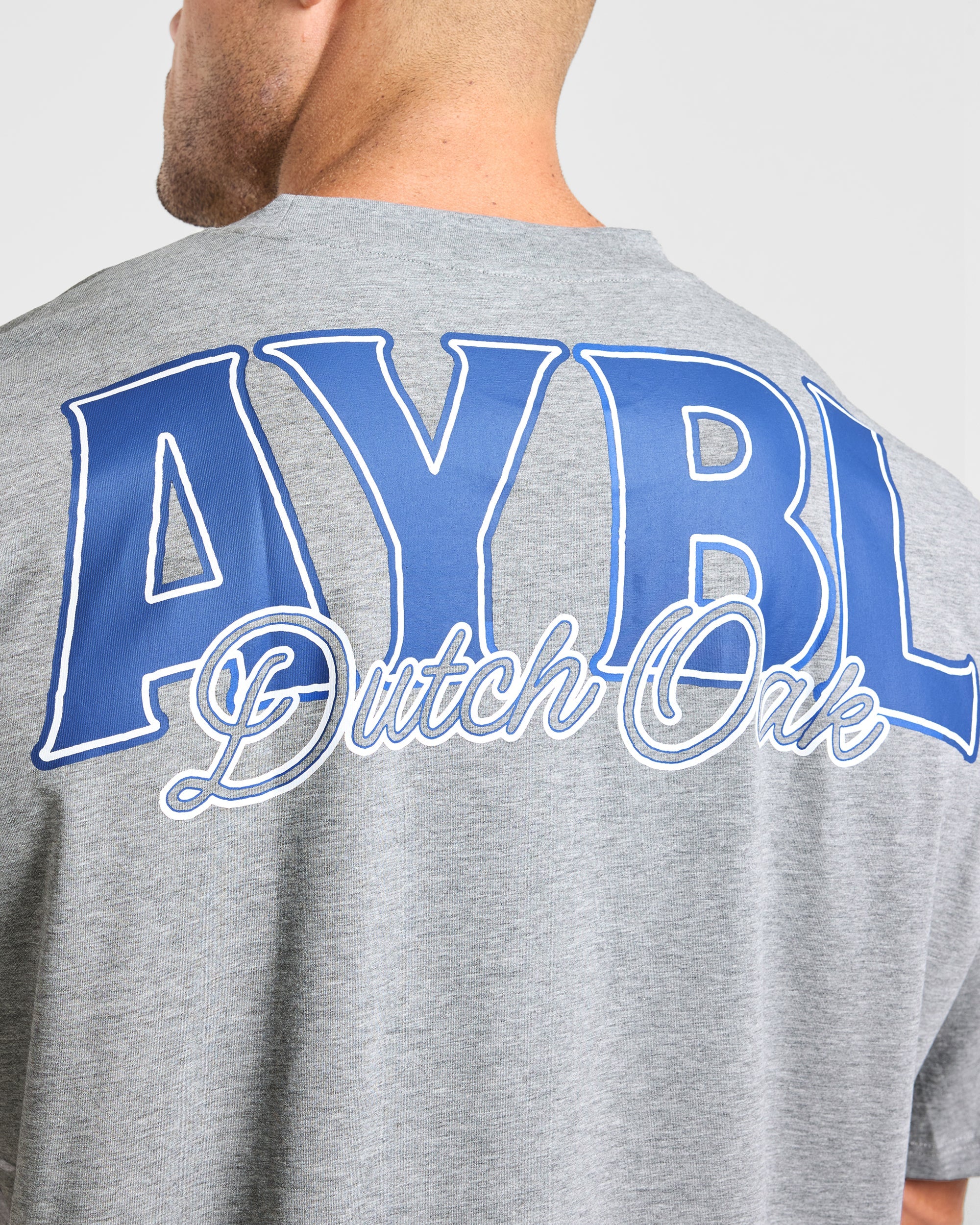 Wesley Vissers x AYBL Dutch Oak Oversized T Shirt - Mid Marl Grey