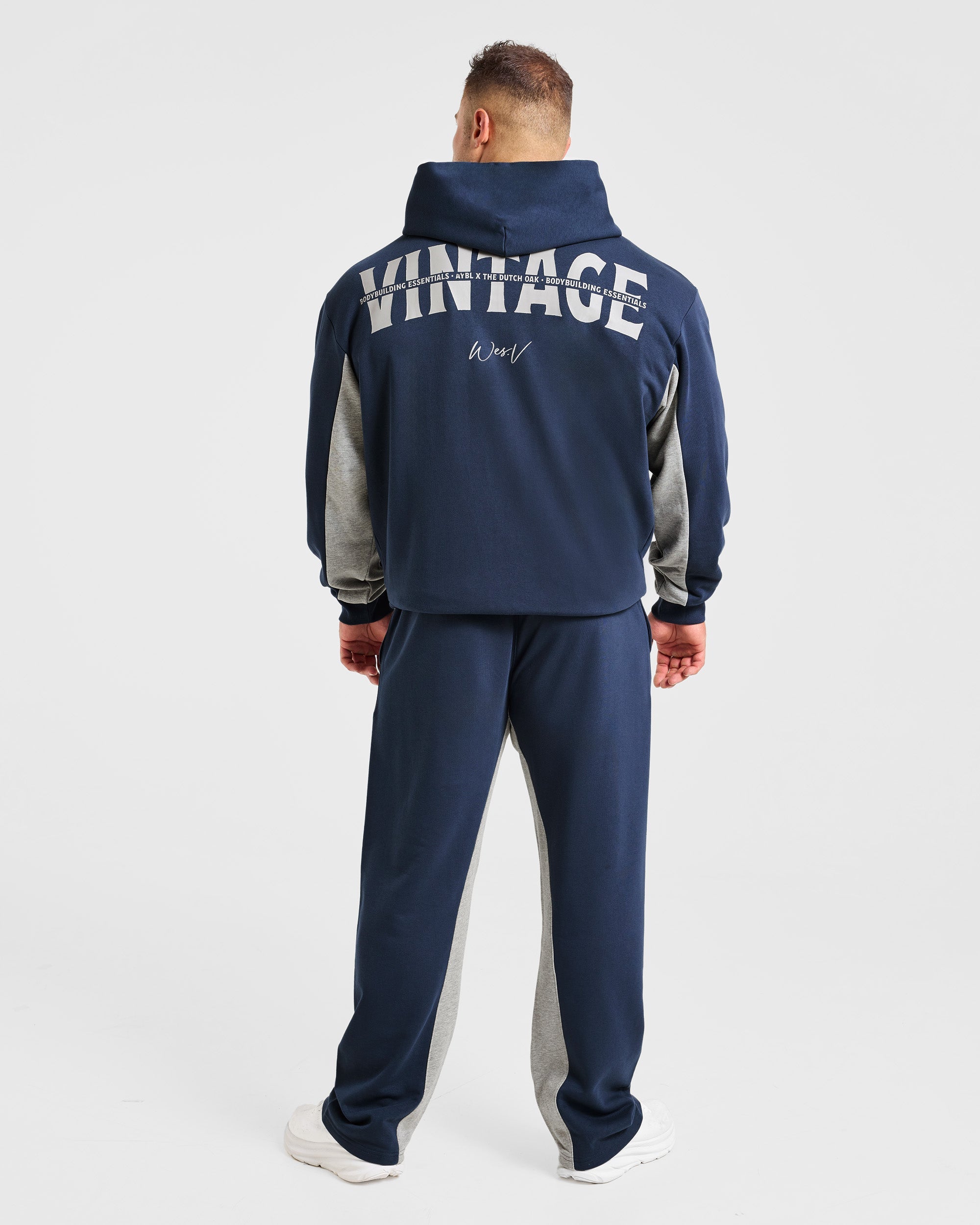 Wesley Vissers x Oversized Straight Leg Joggers - Navy