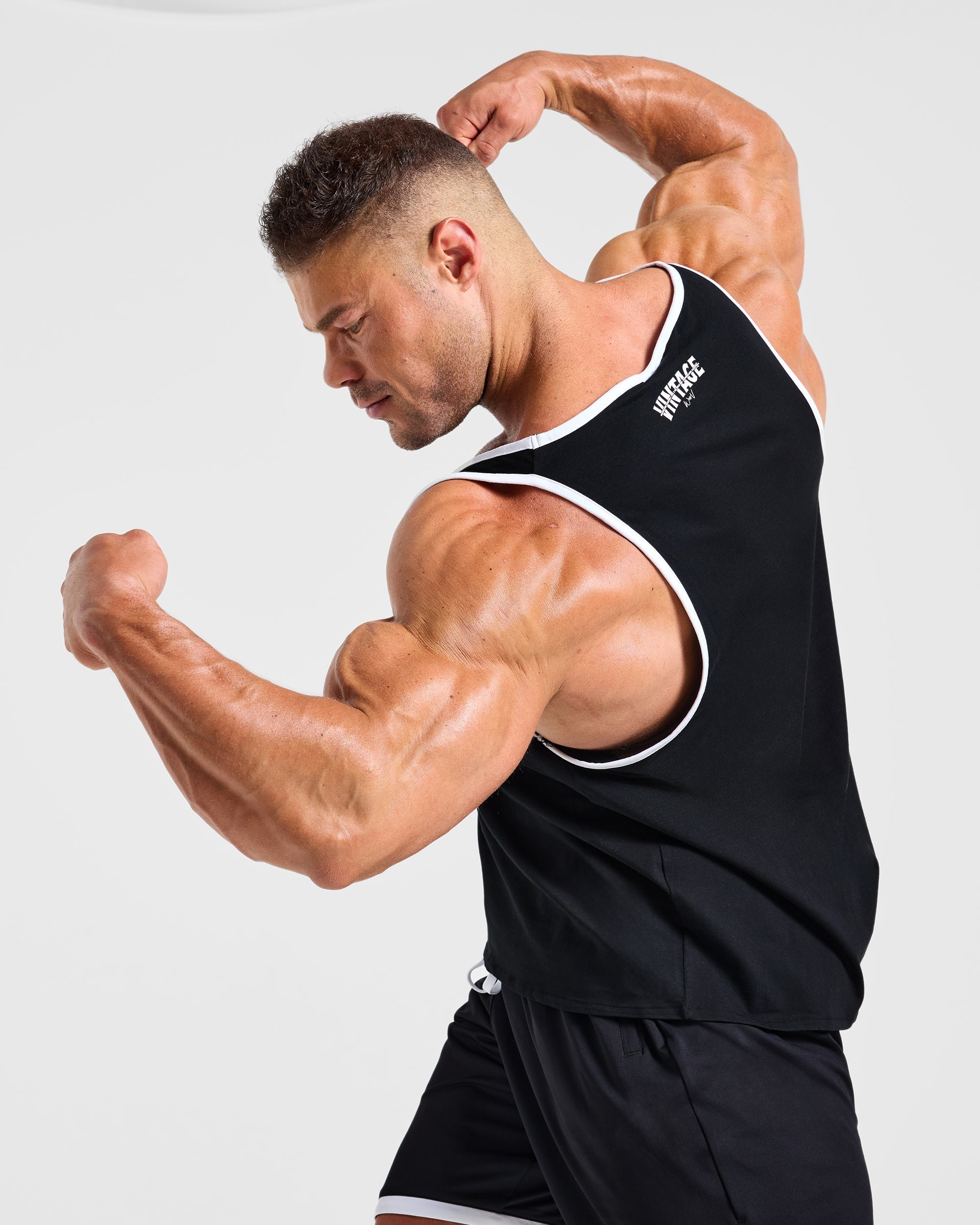 Wesley Vissers x Contrast Tank - Black