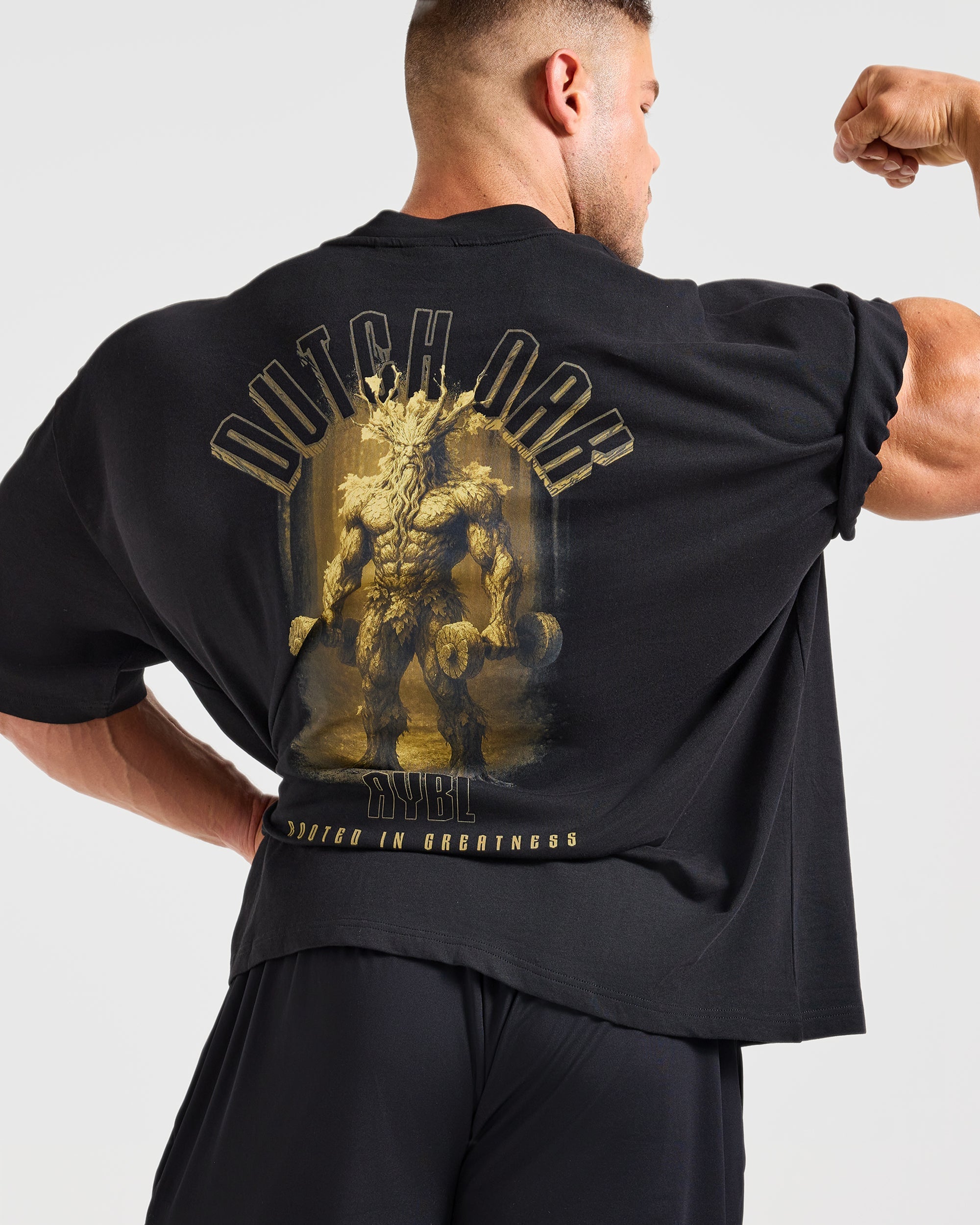 Wesley Vissers x Rooted in Greatness Oversized T Shirt - Black