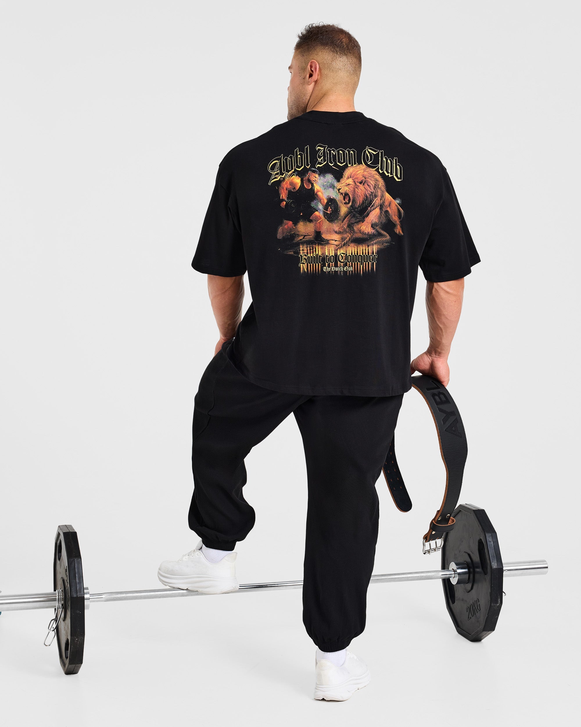 Wesley Vissers x Built to Conquer Oversized T Shirt - Black