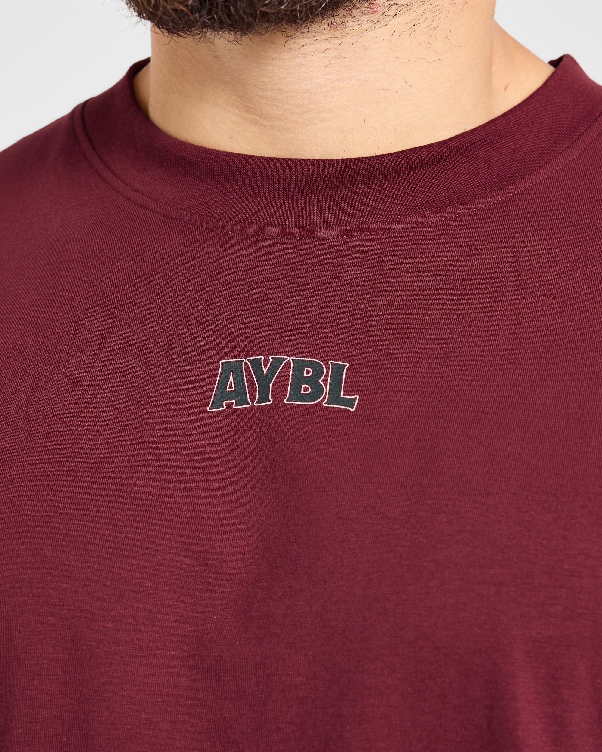 Wesley Vissers x AYBL Dutch Oak Oversized T Shirt - Port Red