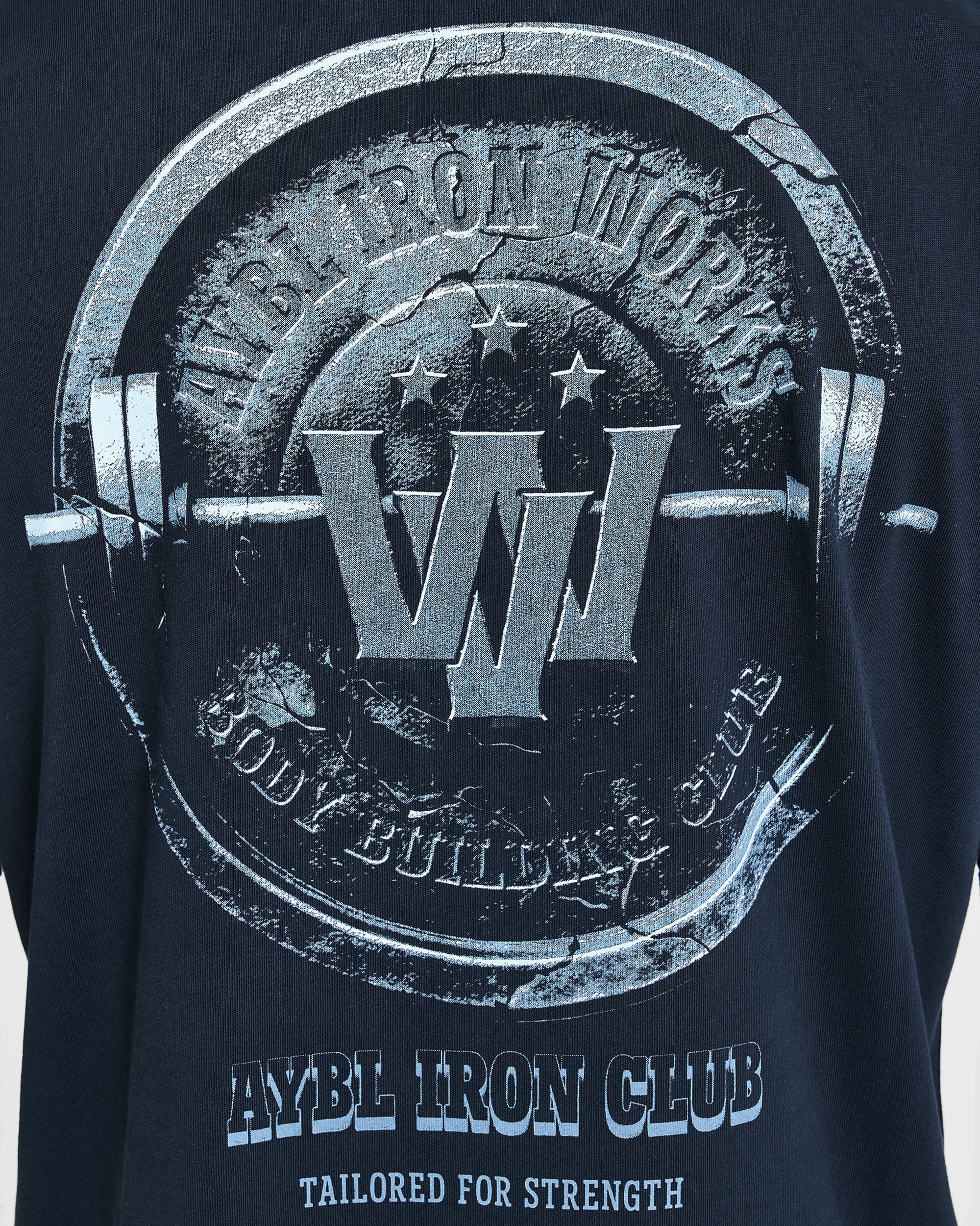 Wesley Vissers x AYBL Iron Works Oversized T Shirt - Navy