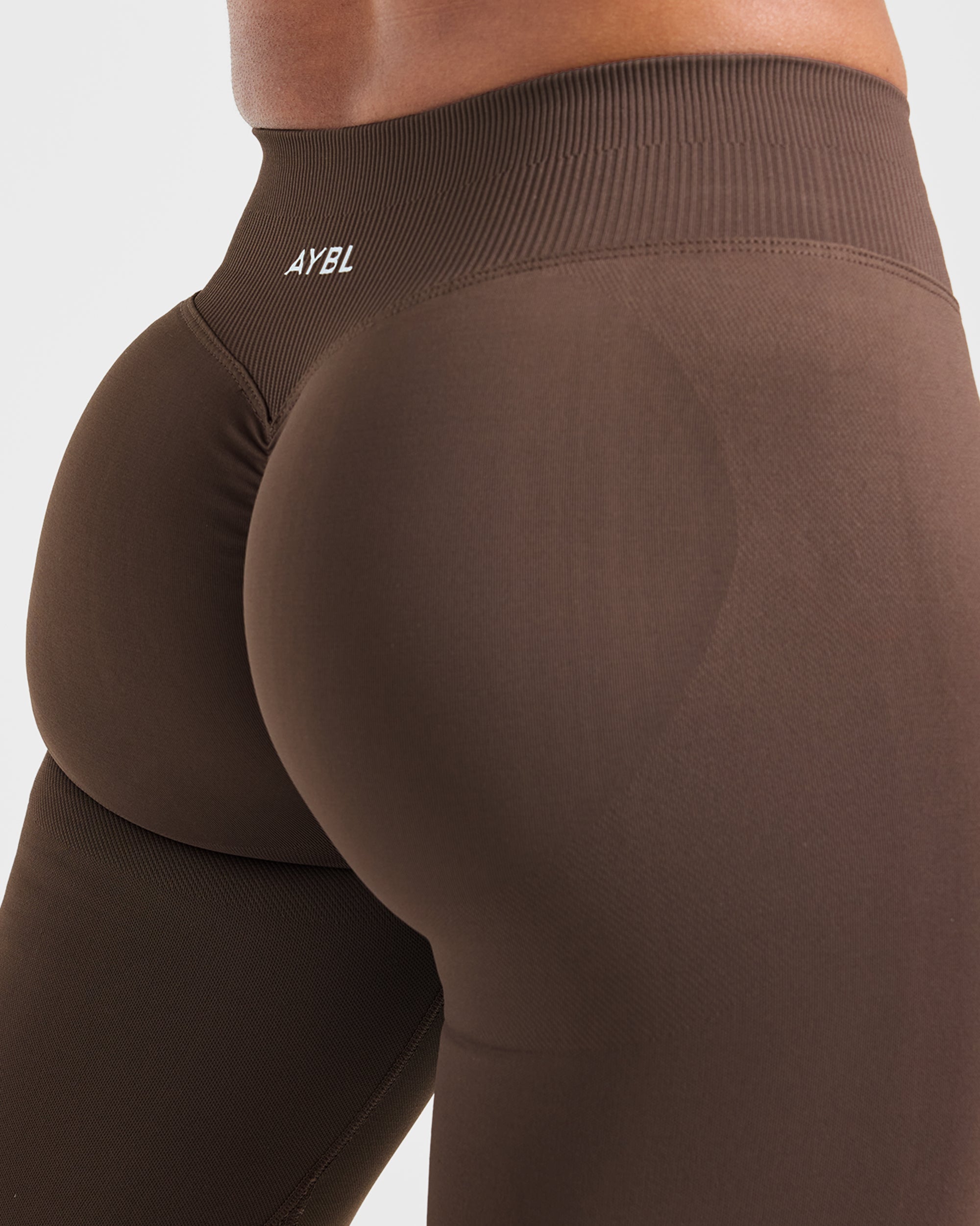 Enhance Seamless Flared Leggings - Brown