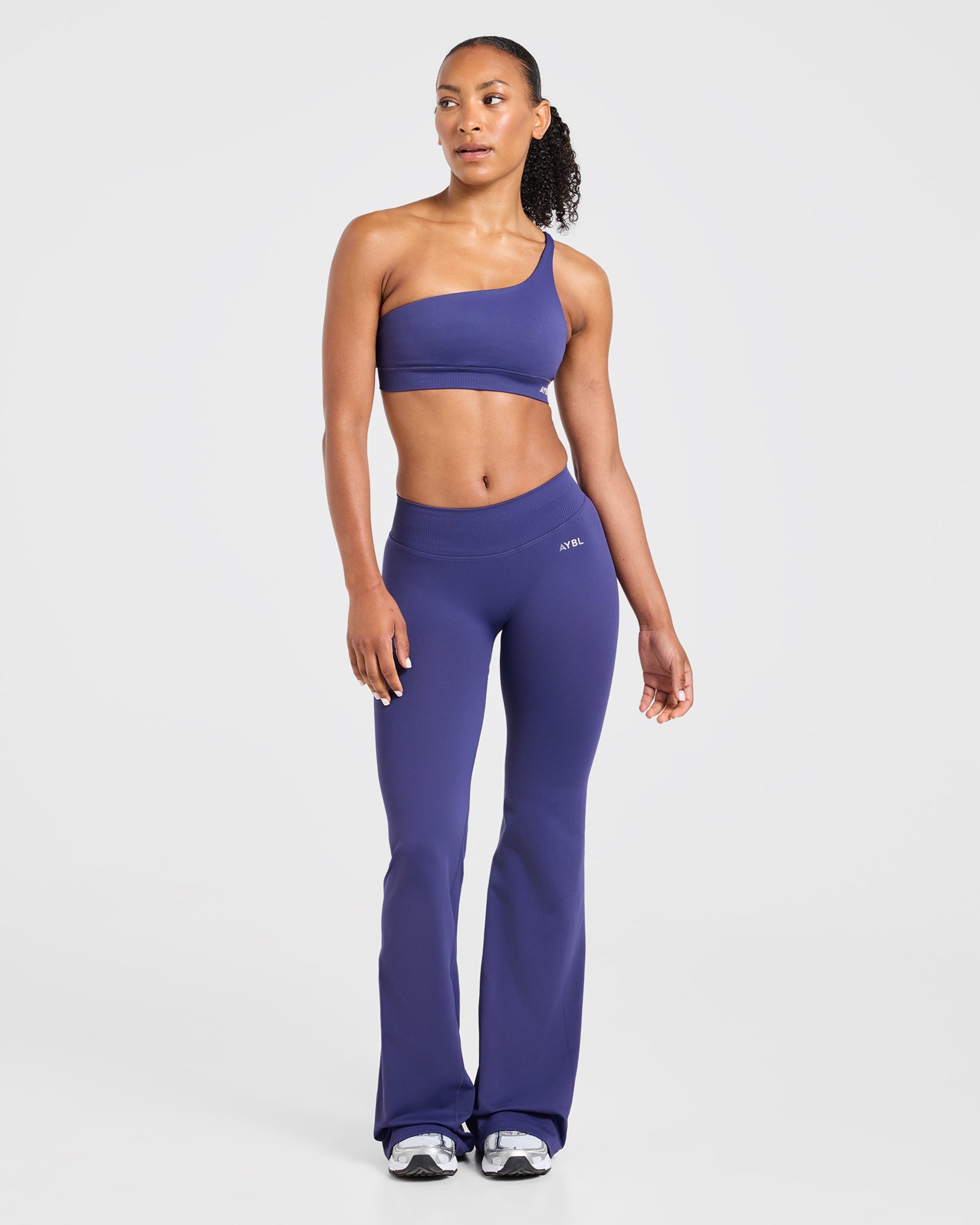 Enhance Seamless Flared Leggings - Storm Blue