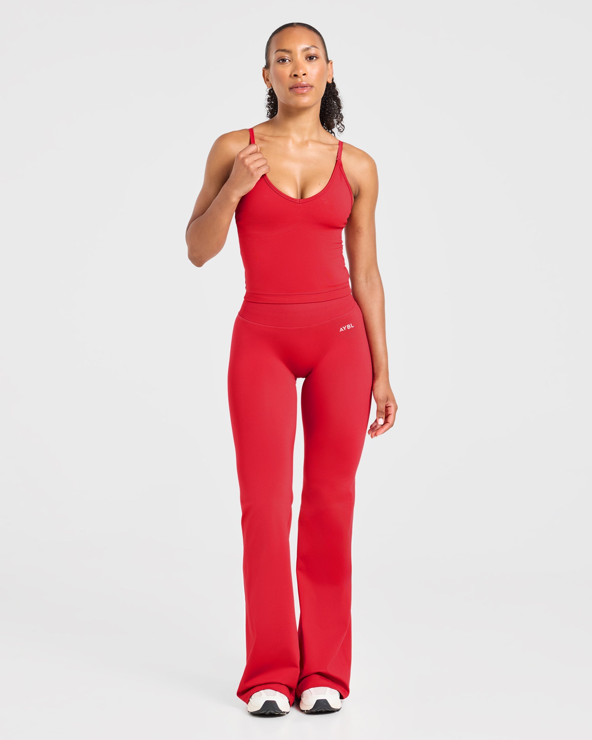 Adapt Seamless Flared Leggings - Salsa Red