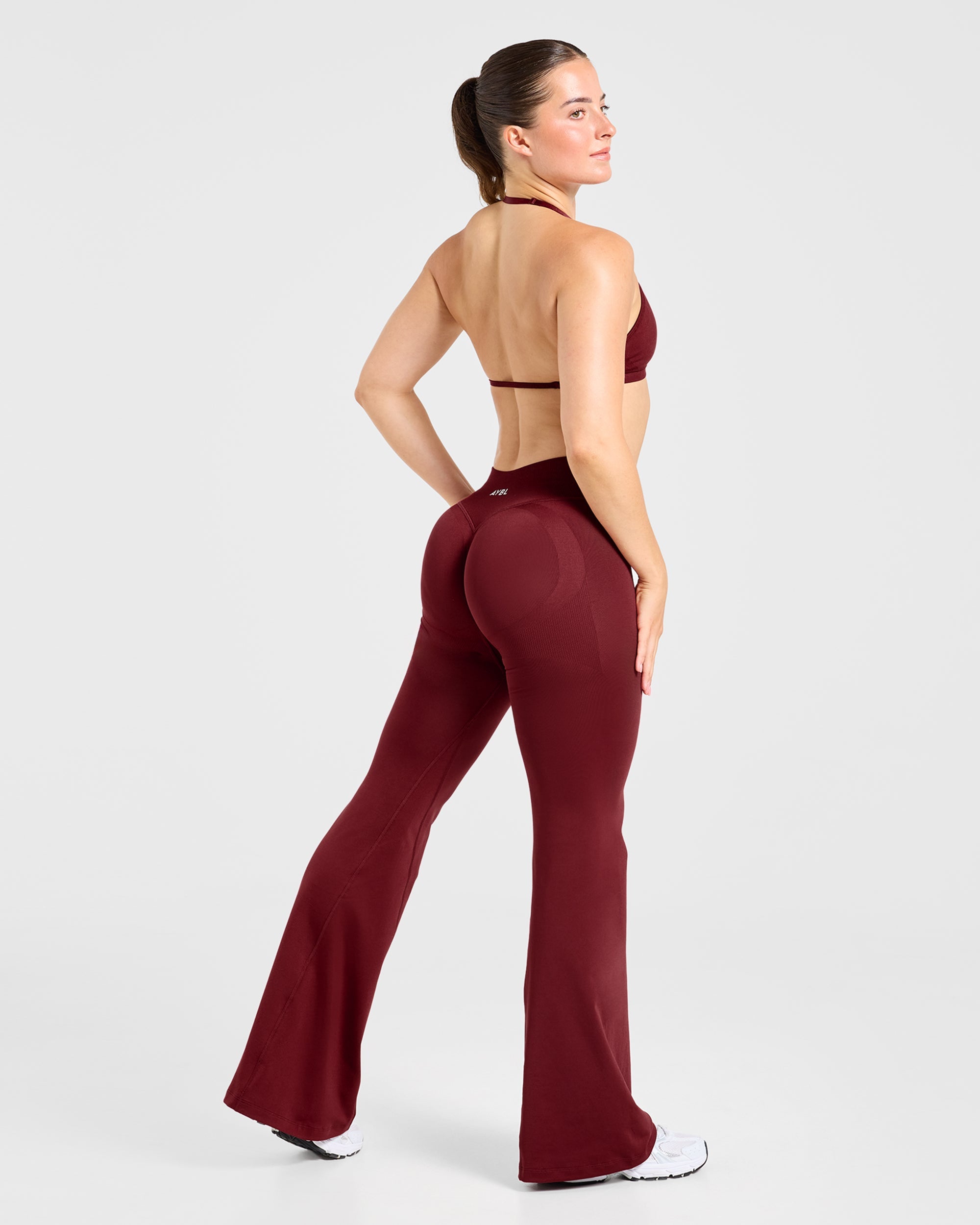 Adapt Seamless Flared Leggings - Autumn Red