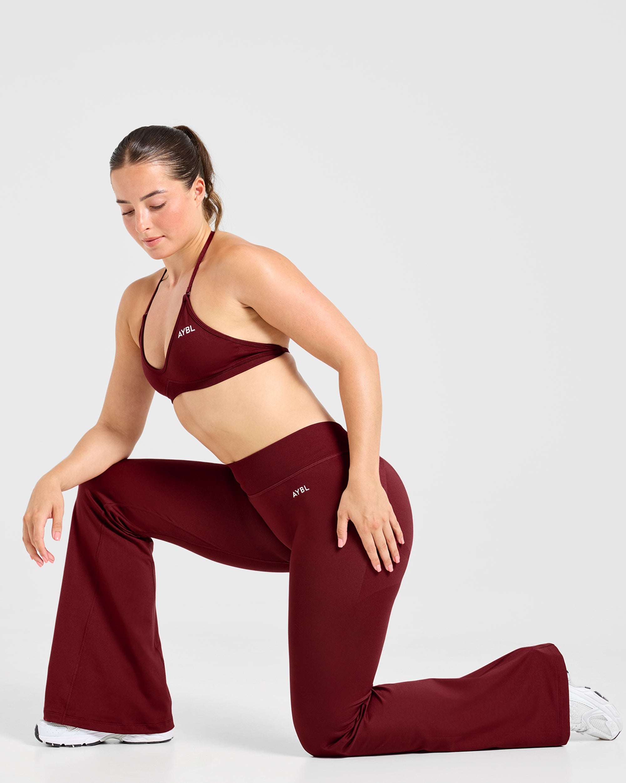 Adapt Seamless Flared Leggings - Autumn Red