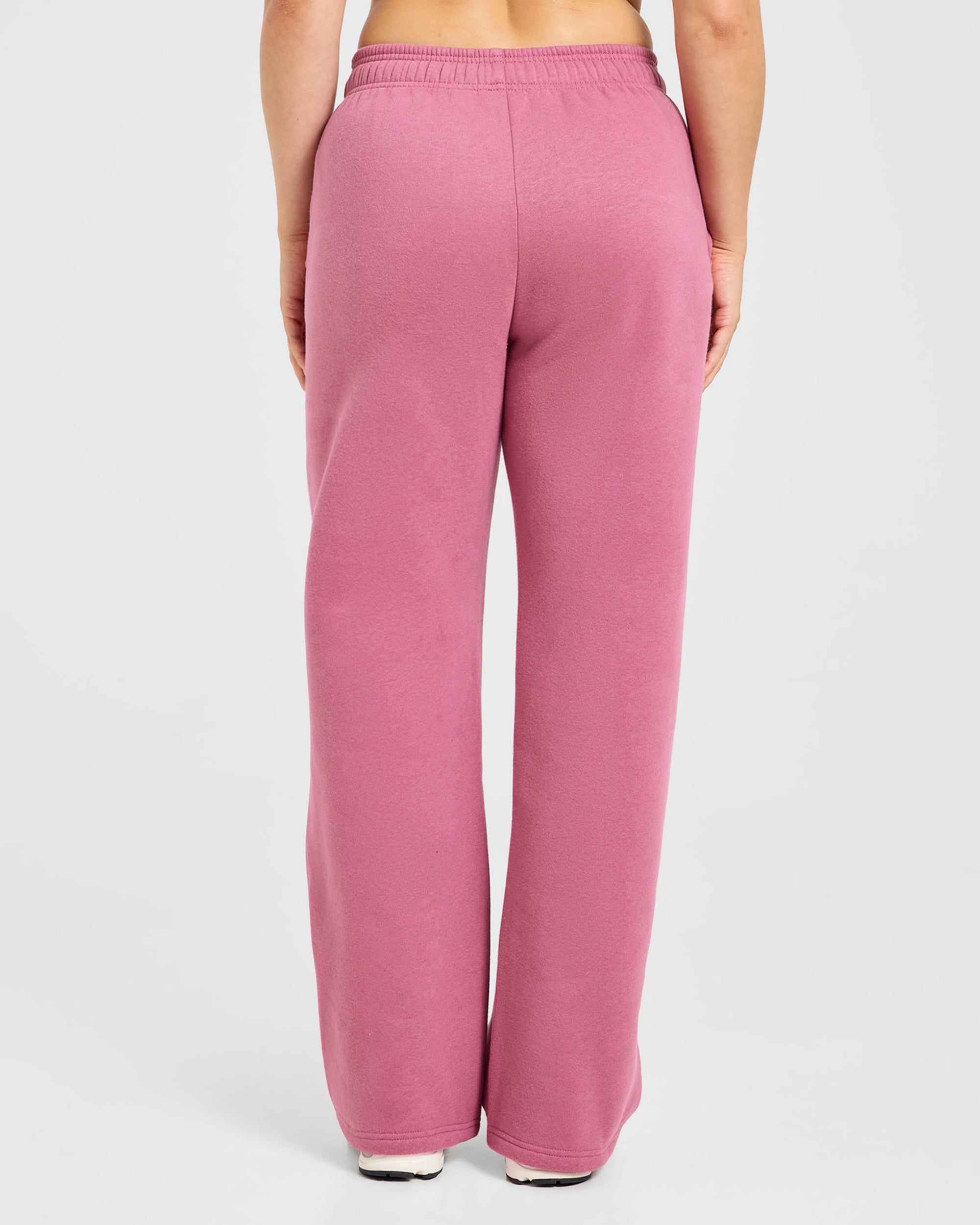 Varsity 2.0 Oversized Straight Leg Joggers - Dusty Rose