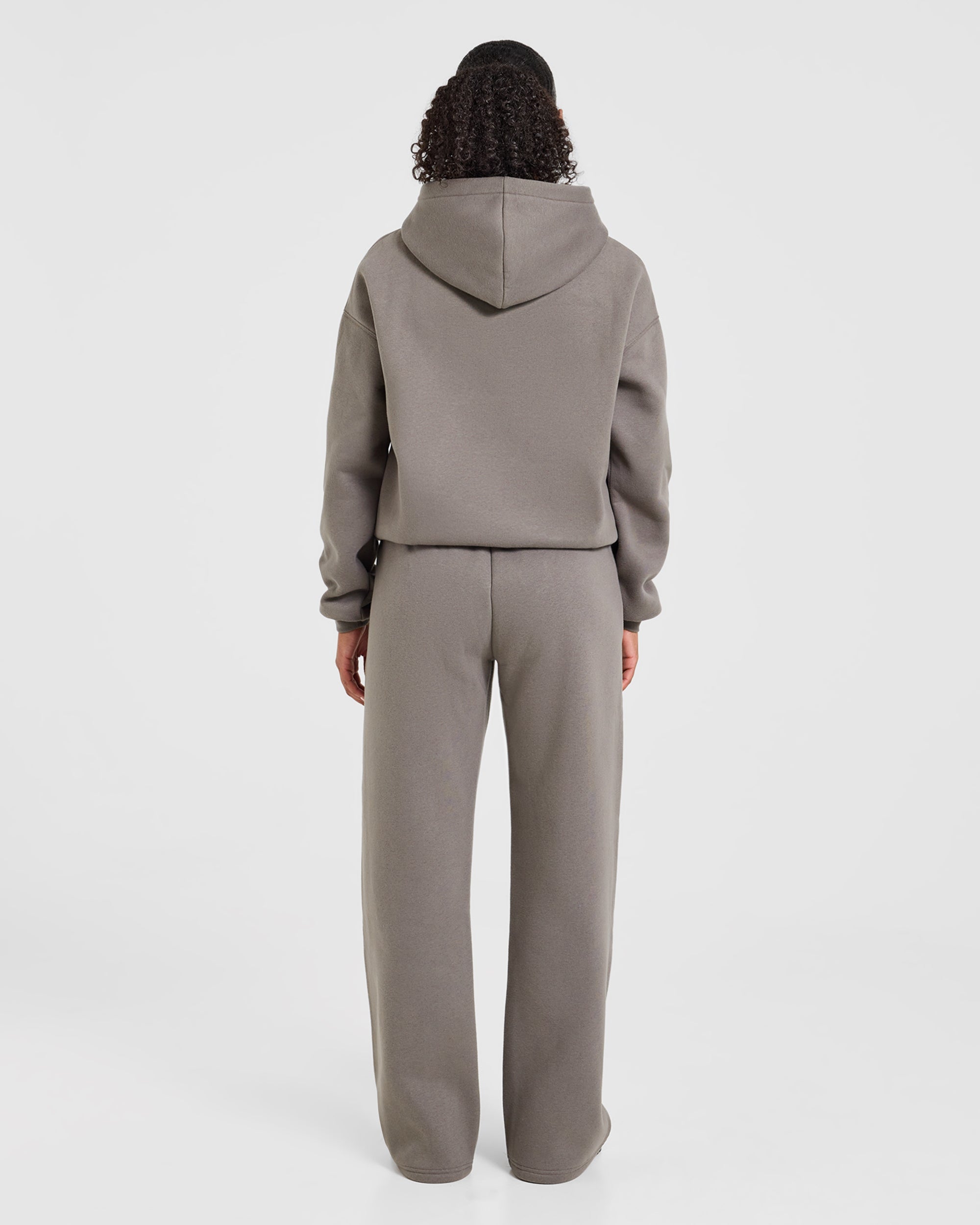 Varsity 2.0 Oversized Hoodie - Slate Brown