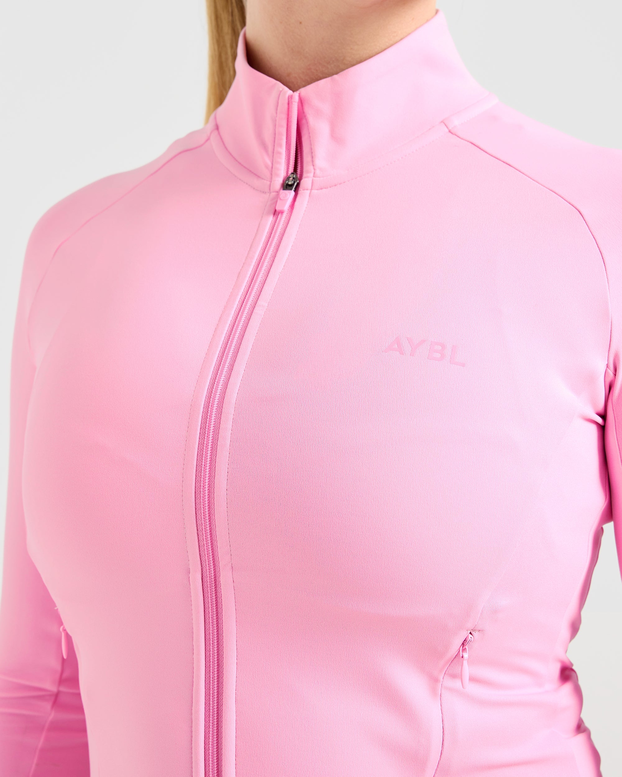 Run Zip Jacket - Spring Pink