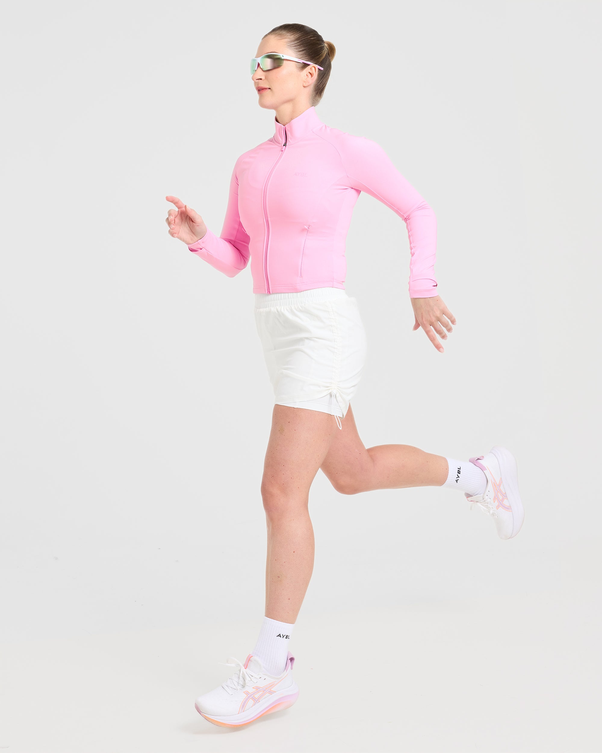 Run Zip Jacket - Spring Pink
