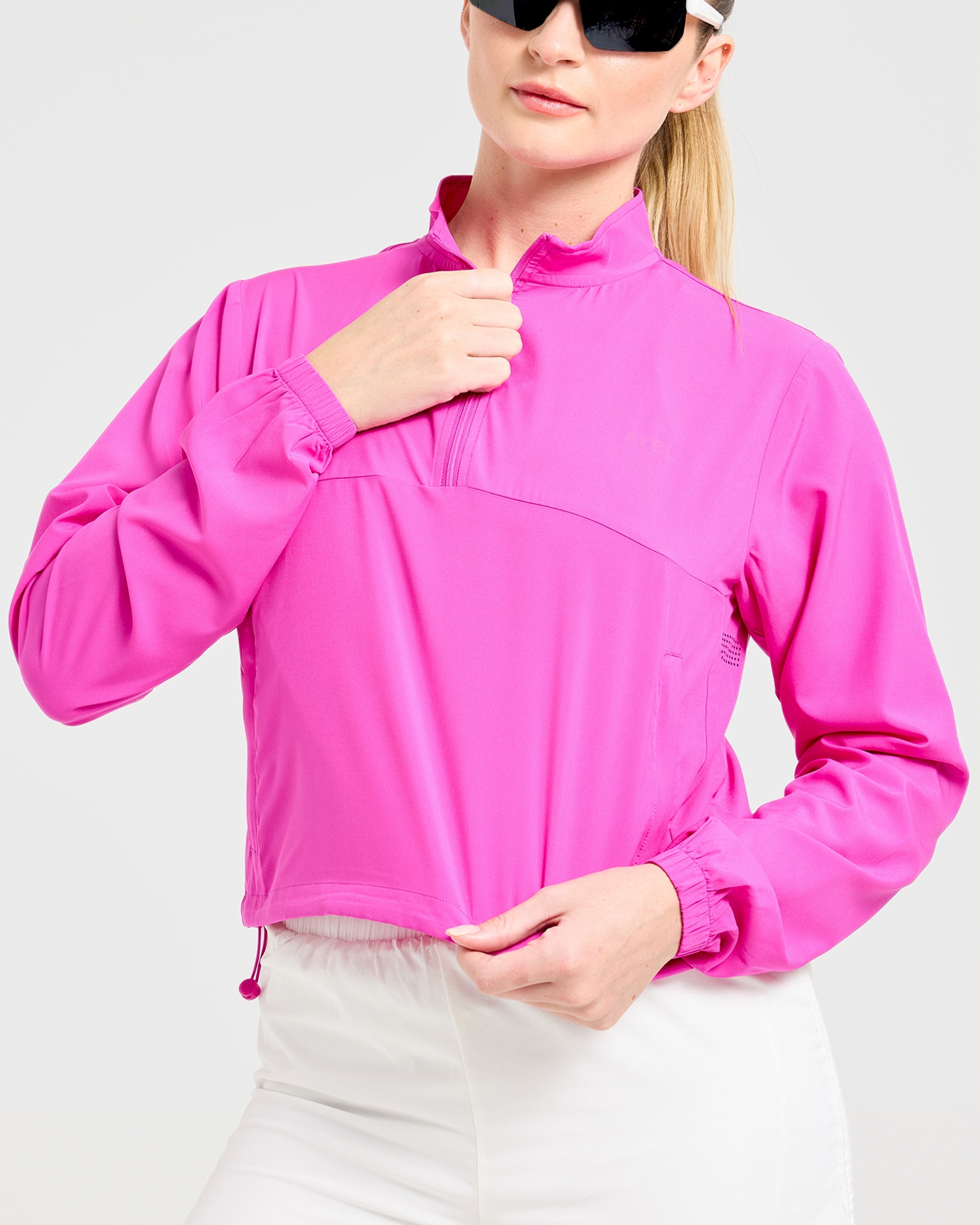 Run 1/2 Zip Jacket - Vibrant Magenta