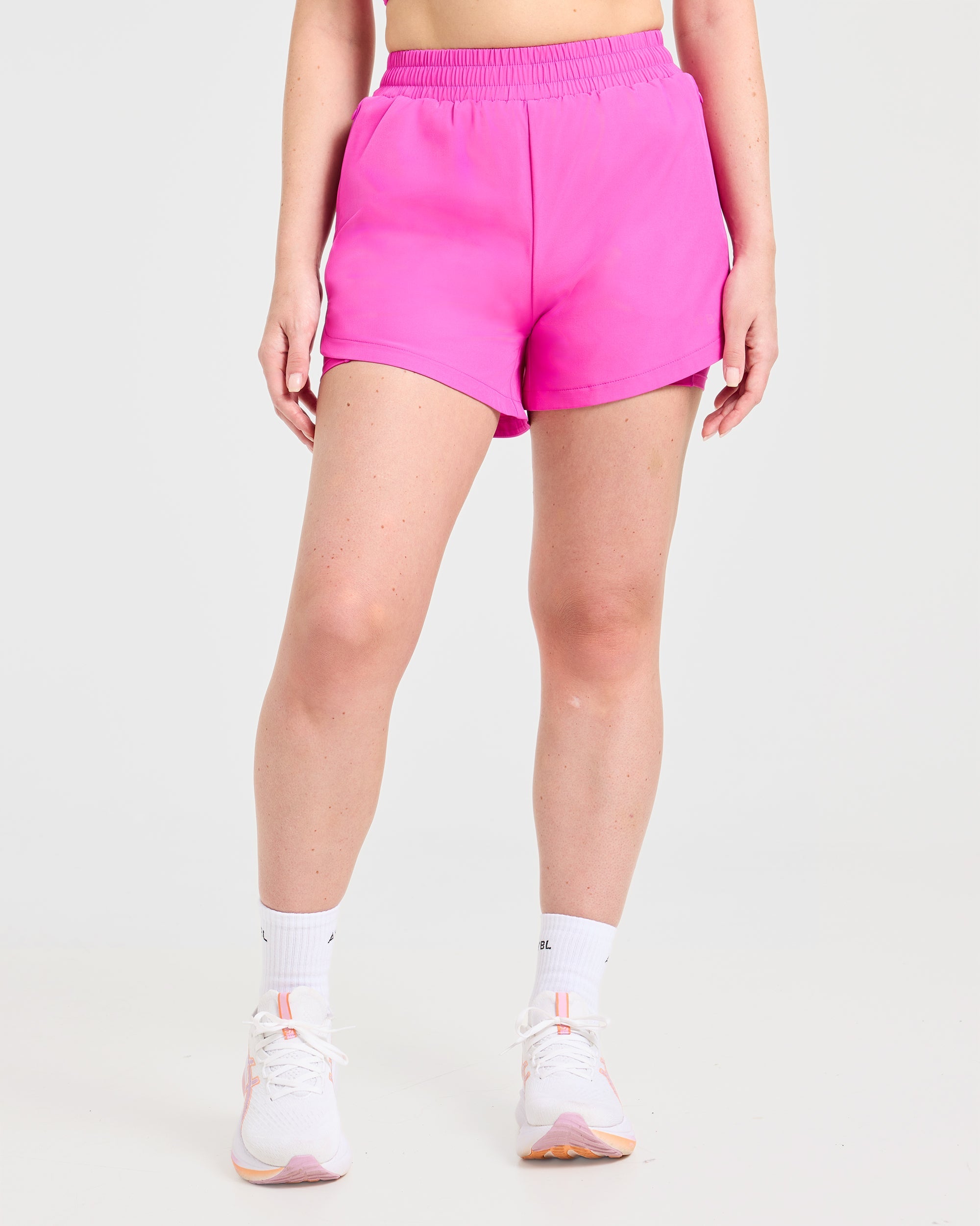 Run 2 in 1 Shorts - Vibrant Magenta