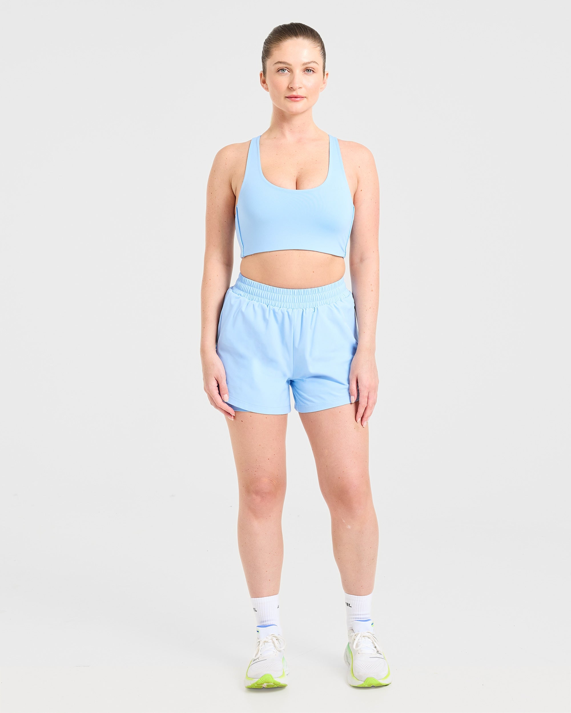 Run 2 in 1 Shorts - Spring Blue
