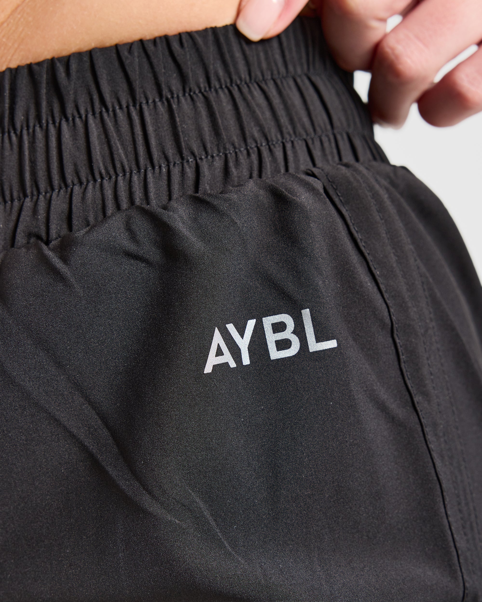 Run Ruched Shorts - Black