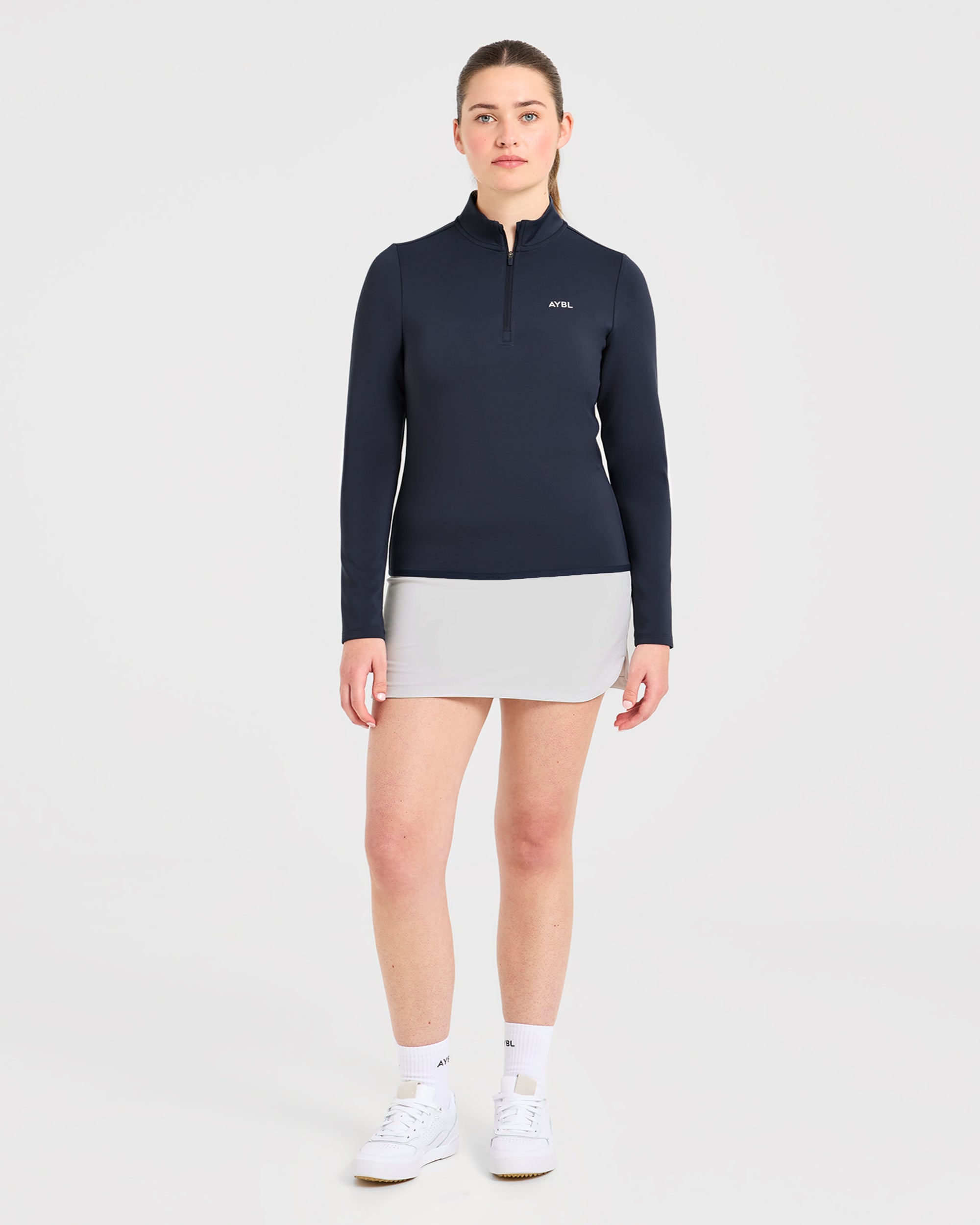 Classic 1/4 Zip Pullover - Navy Blue