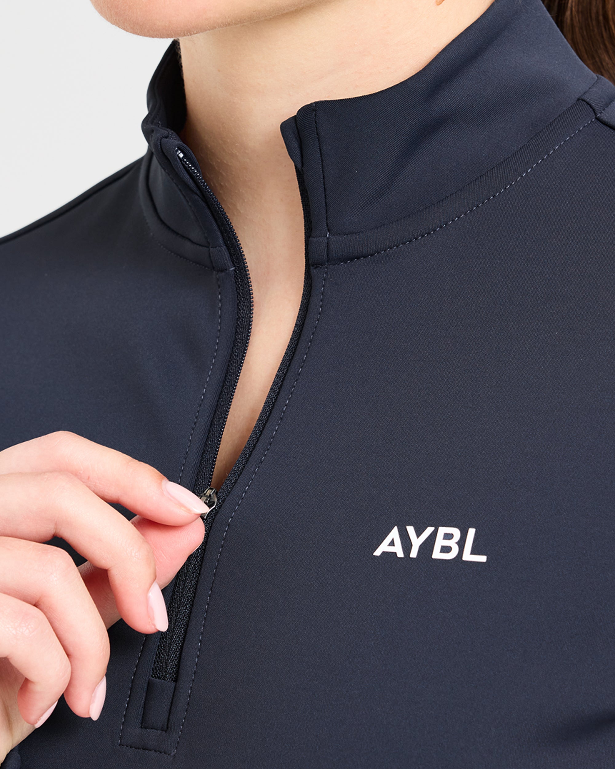 Classic 1/4 Zip Pullover - Navy Blue