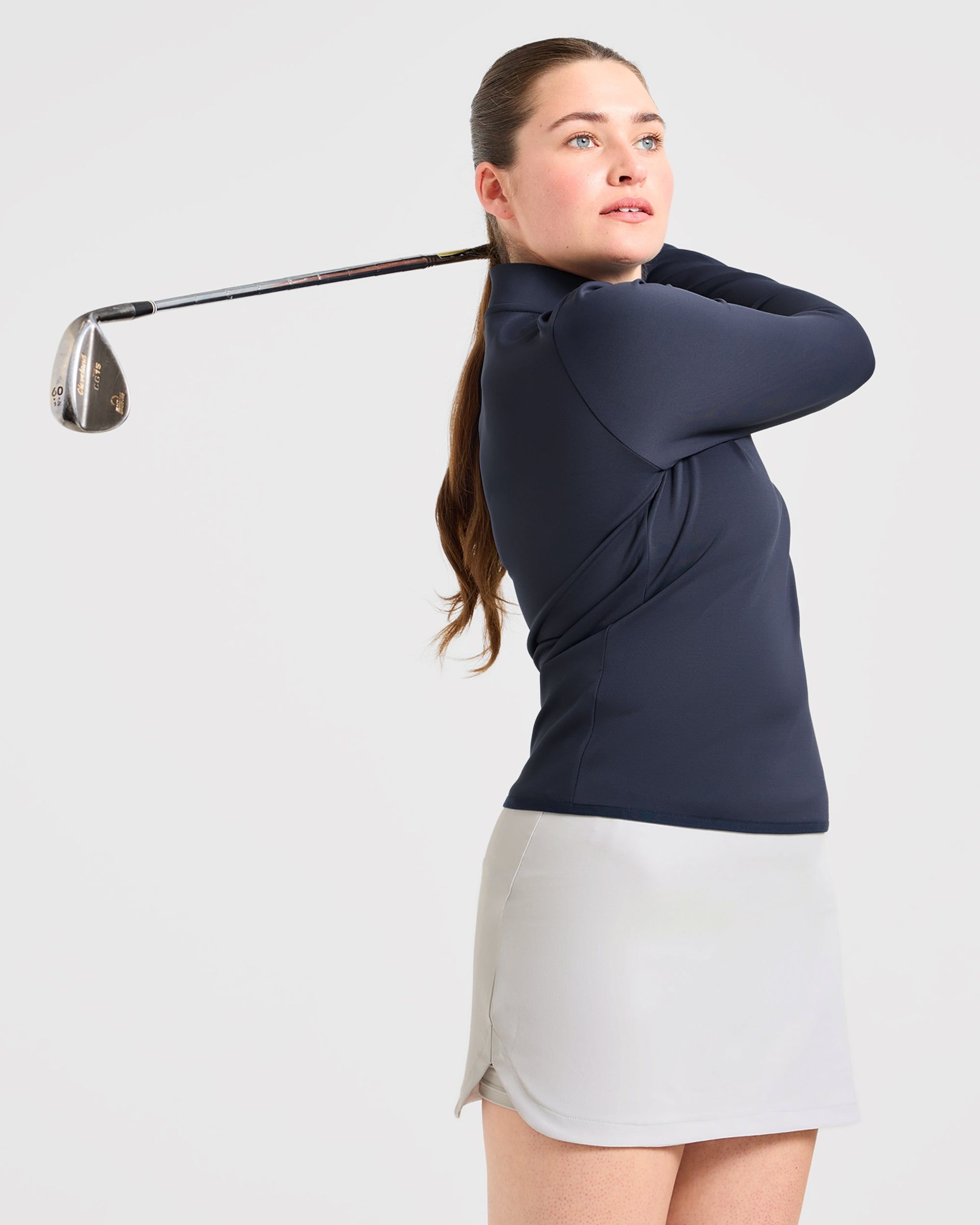 Classic 1/4 Zip Pullover - Navy Blue