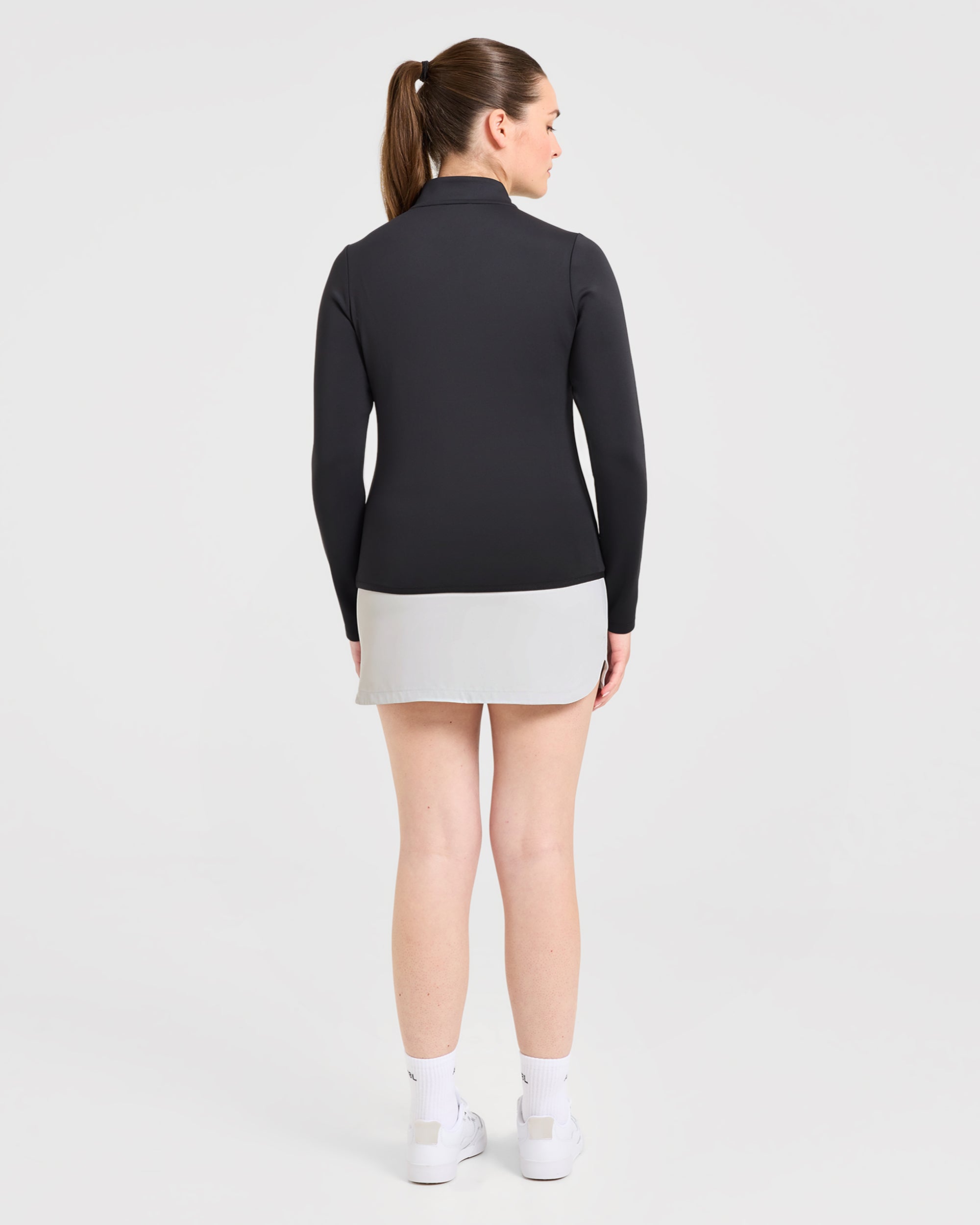 Classic 1/4 Zip Pullover - Black