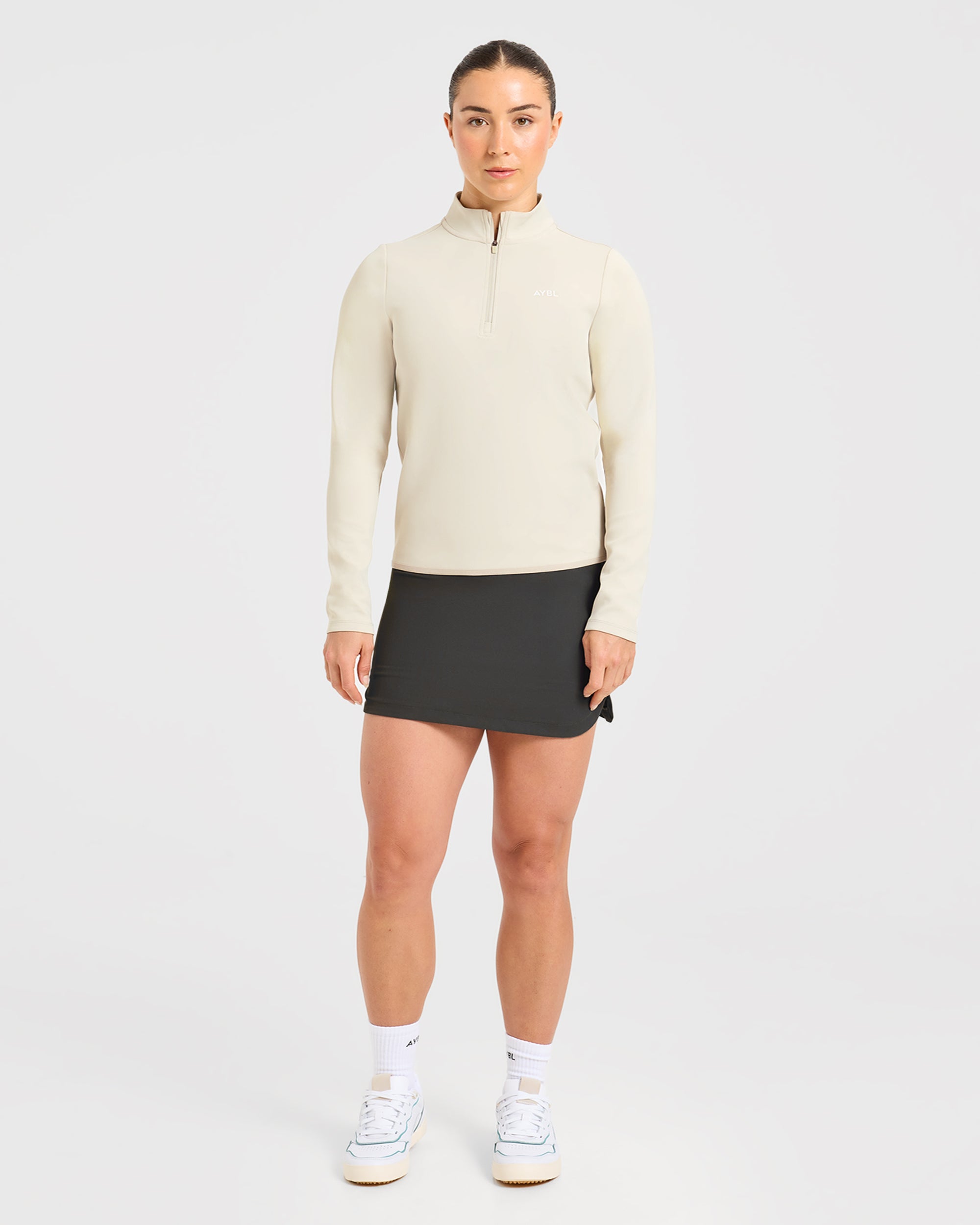 Classic 1/4 Zip Pullover - Sand