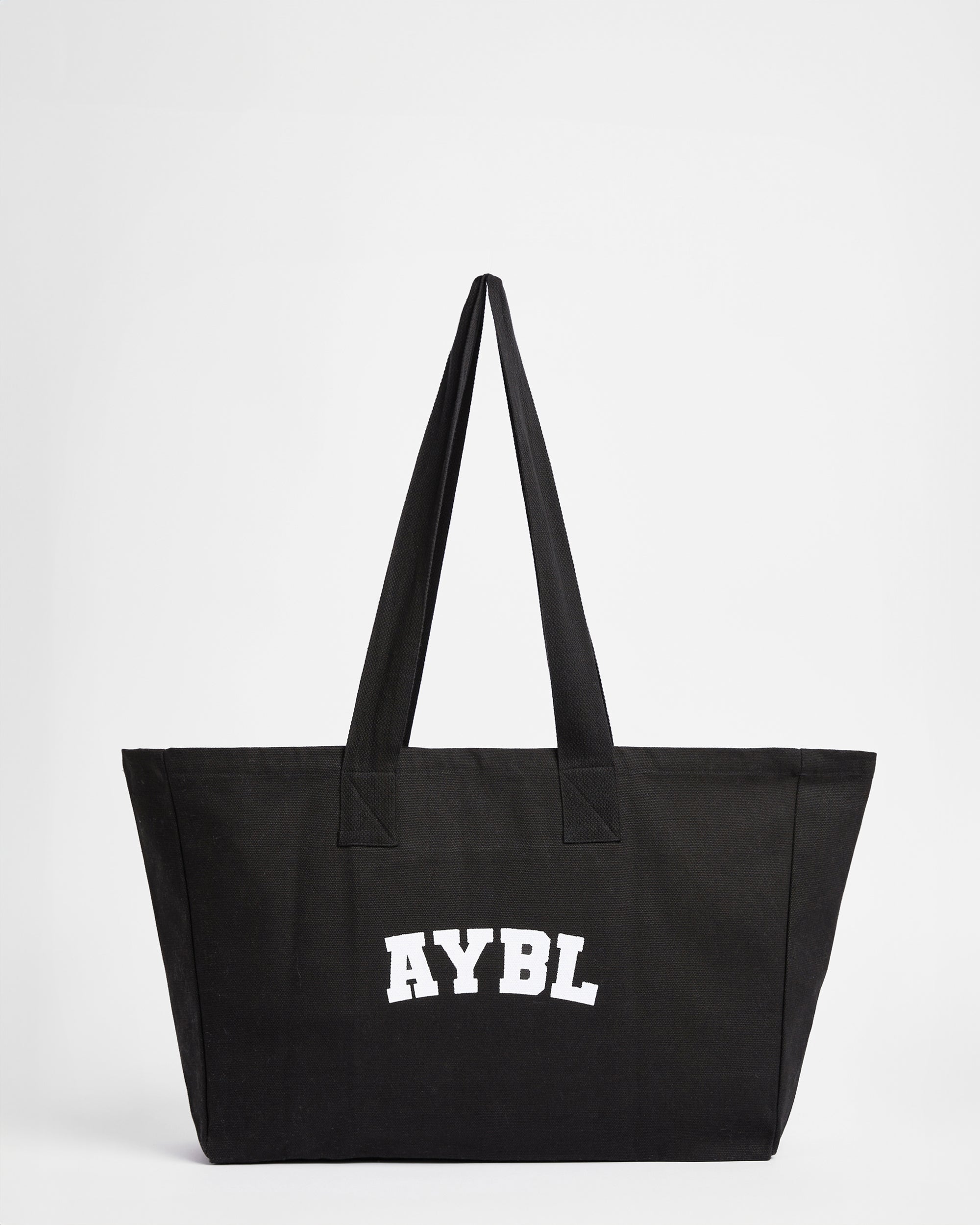 Varsity Tote Bag - Black