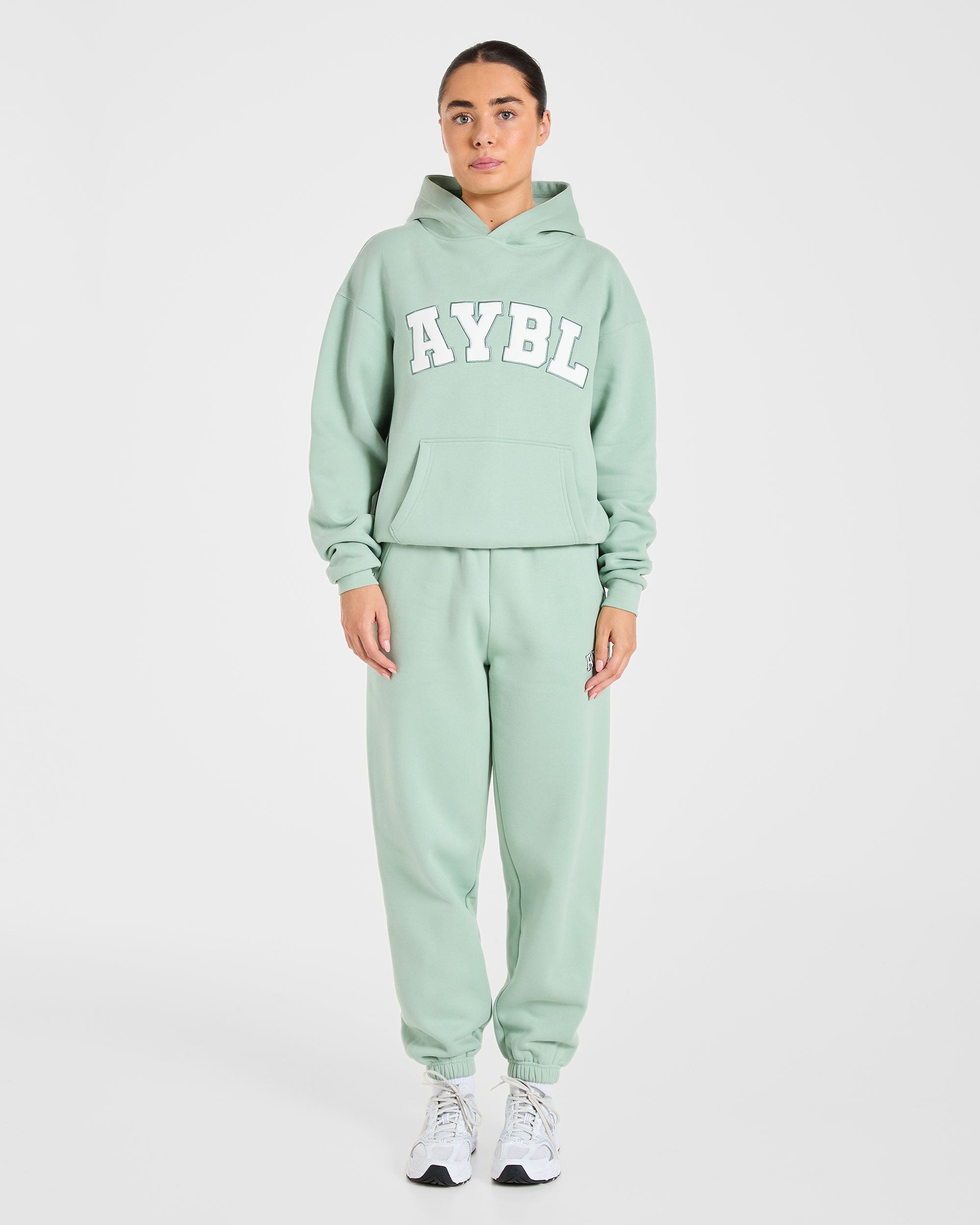 Varsity 2.0 Oversized Joggers - Sage Green