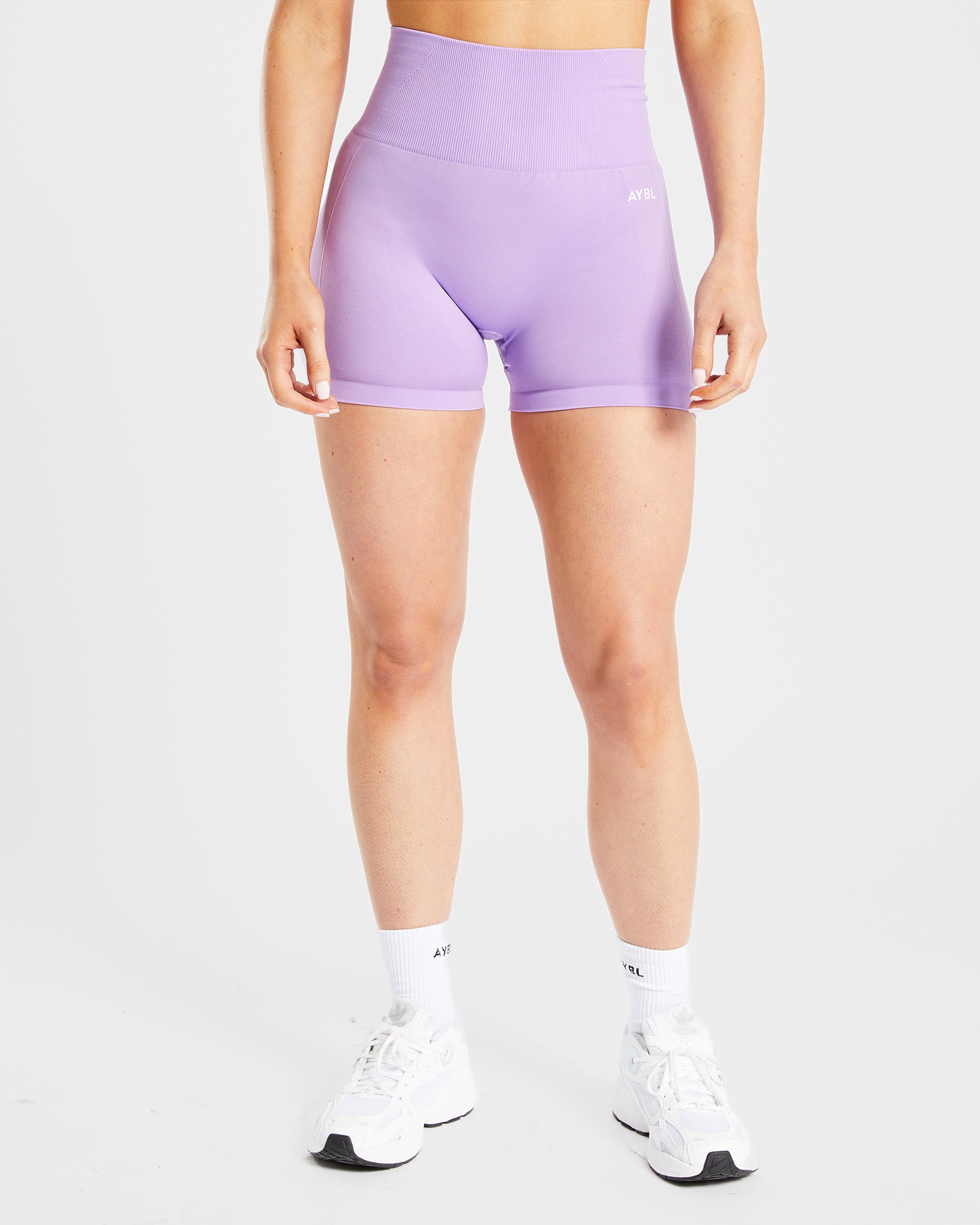 Nahtlose Empower-Shorts – Lila