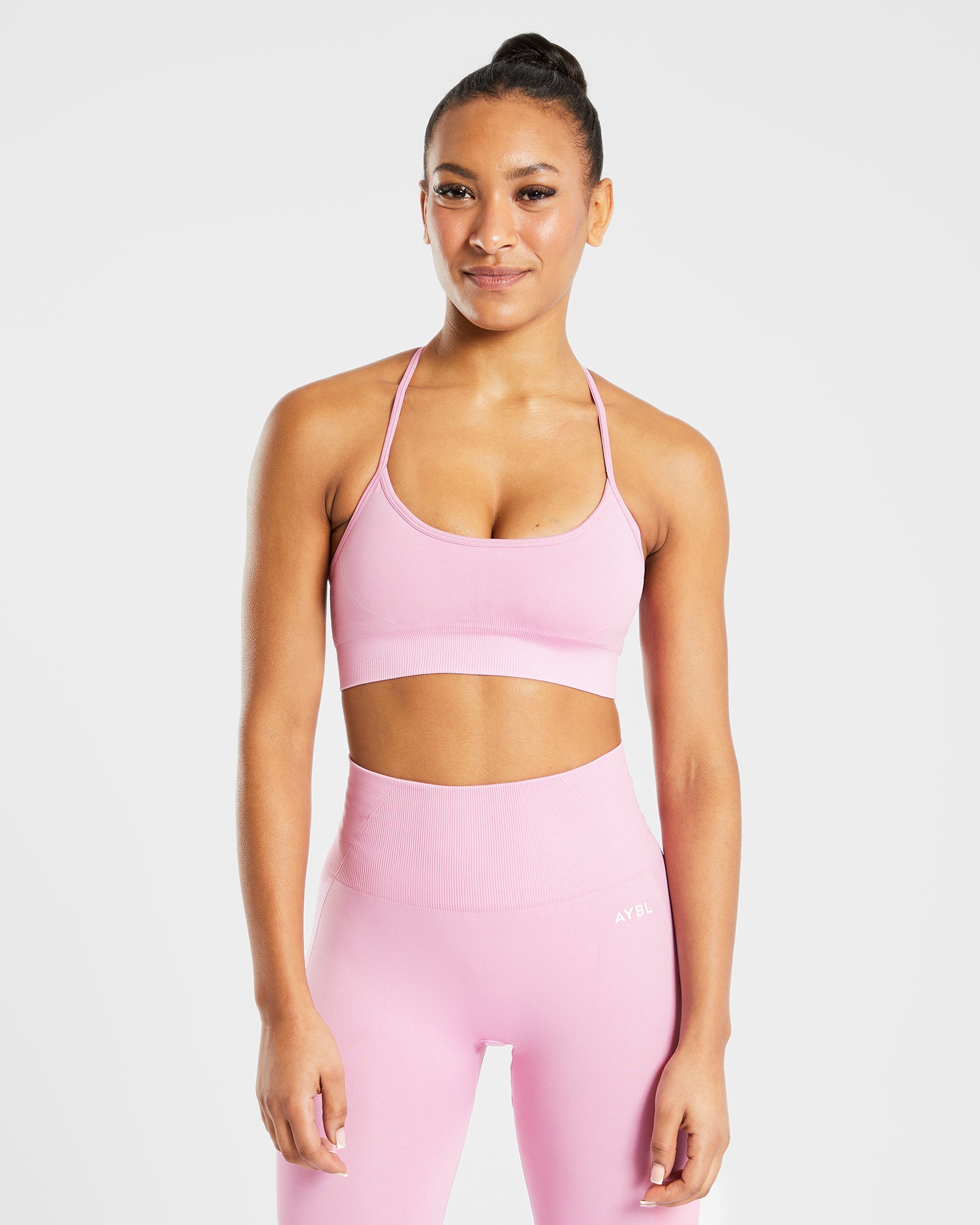 Empower Nahtloser Sport-BH – Babyrosa