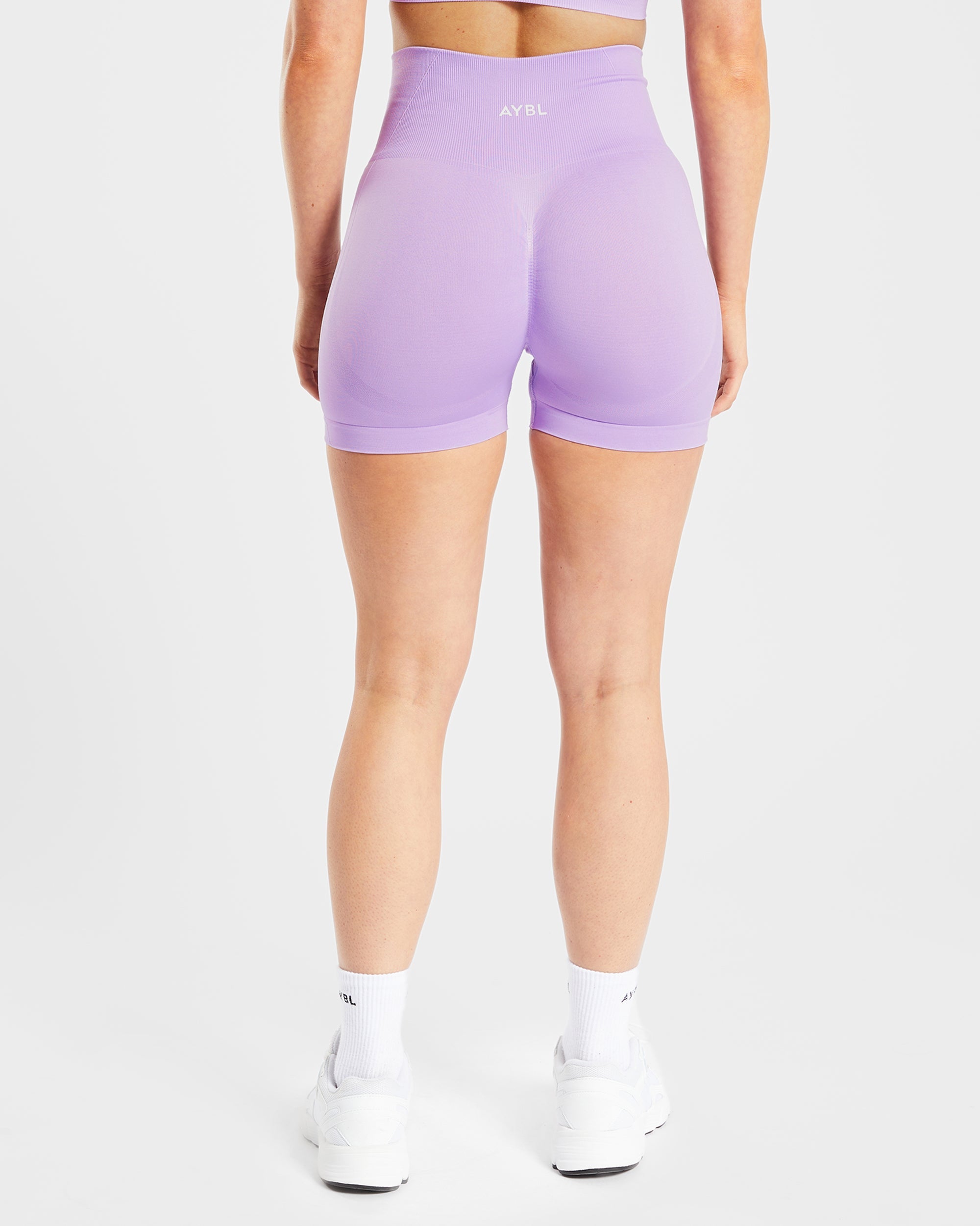 Nahtlose Empower-Shorts – Lila