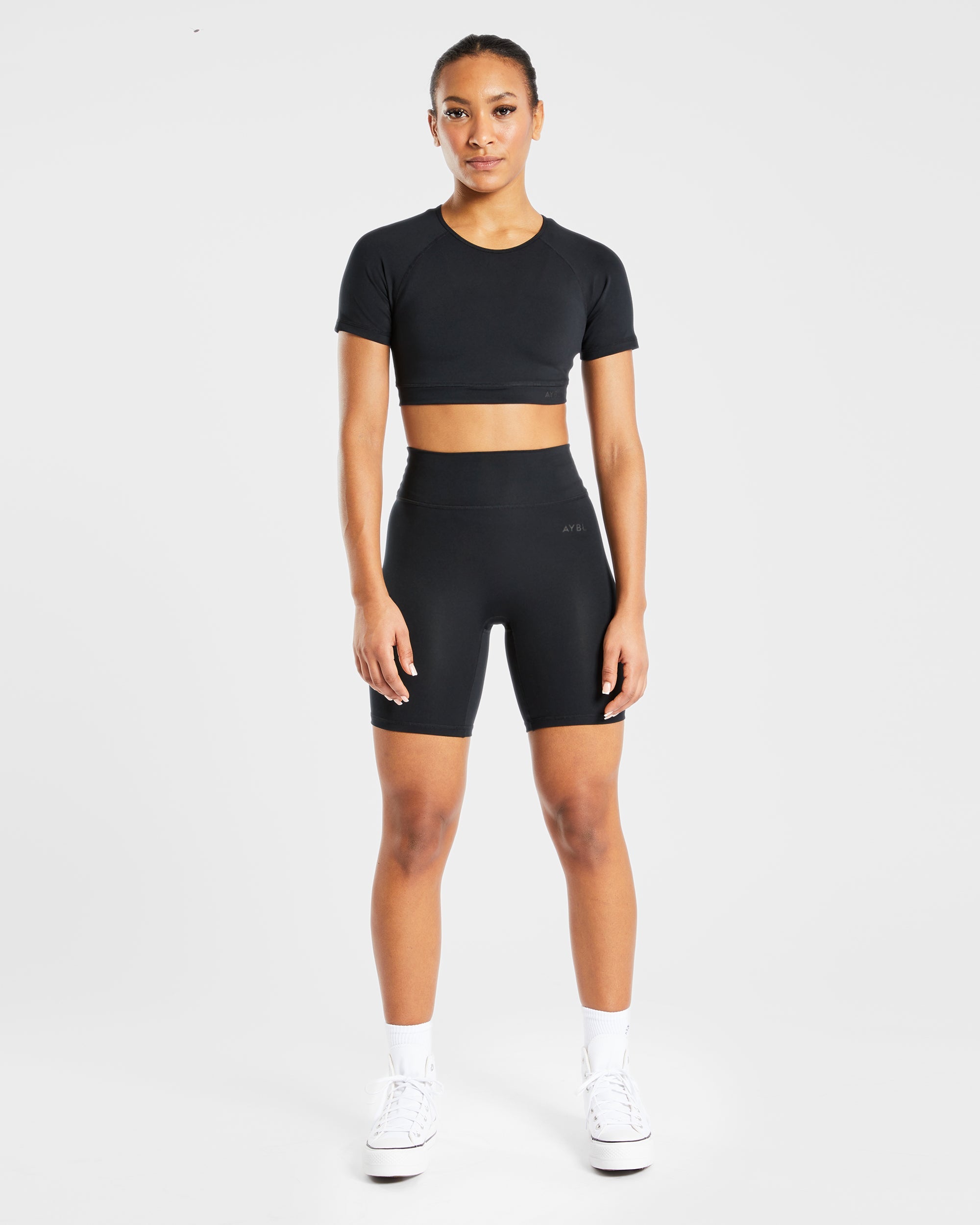 Staple Crop Top - Black