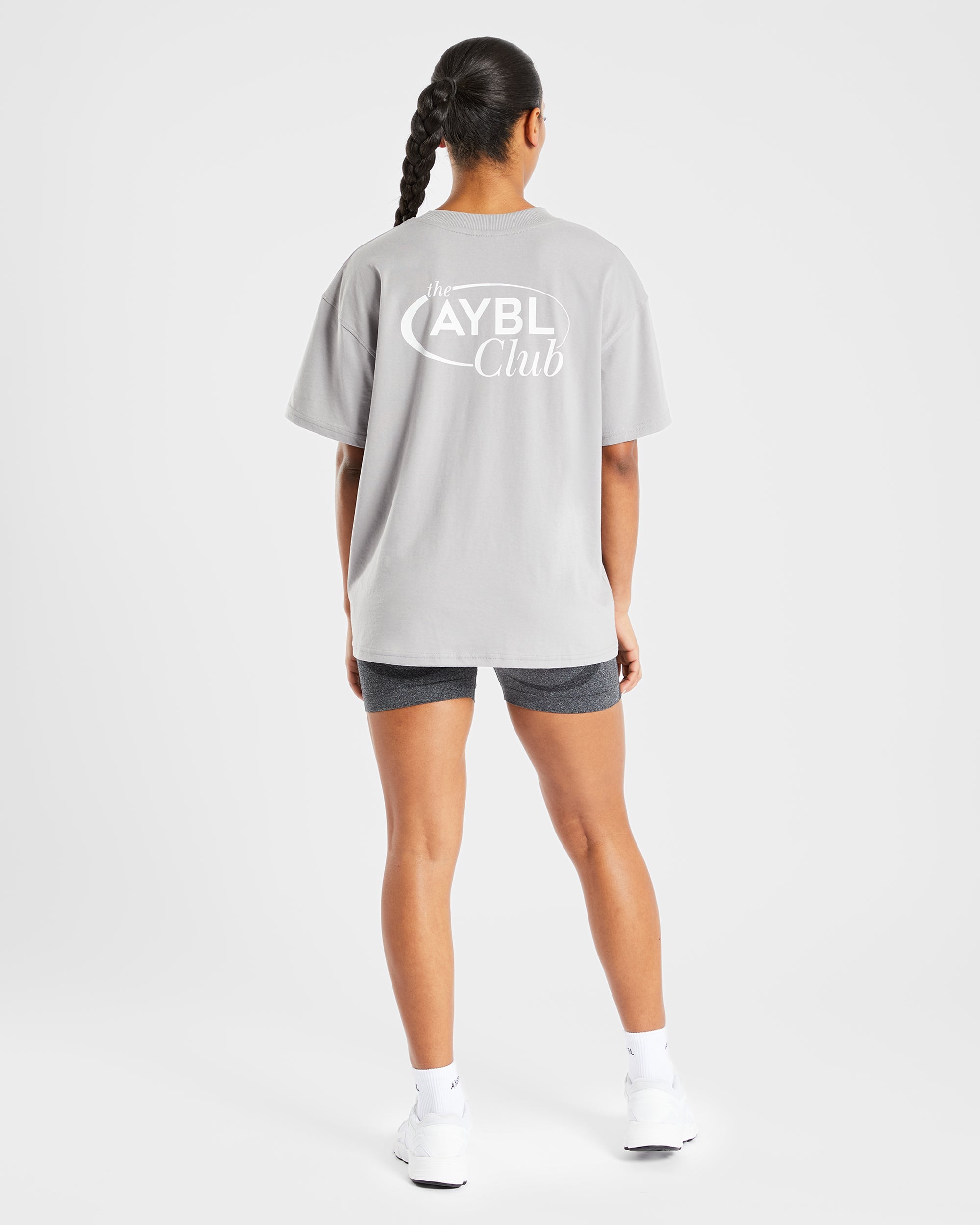 T shirt surdimensionné AYBL Club - Gris