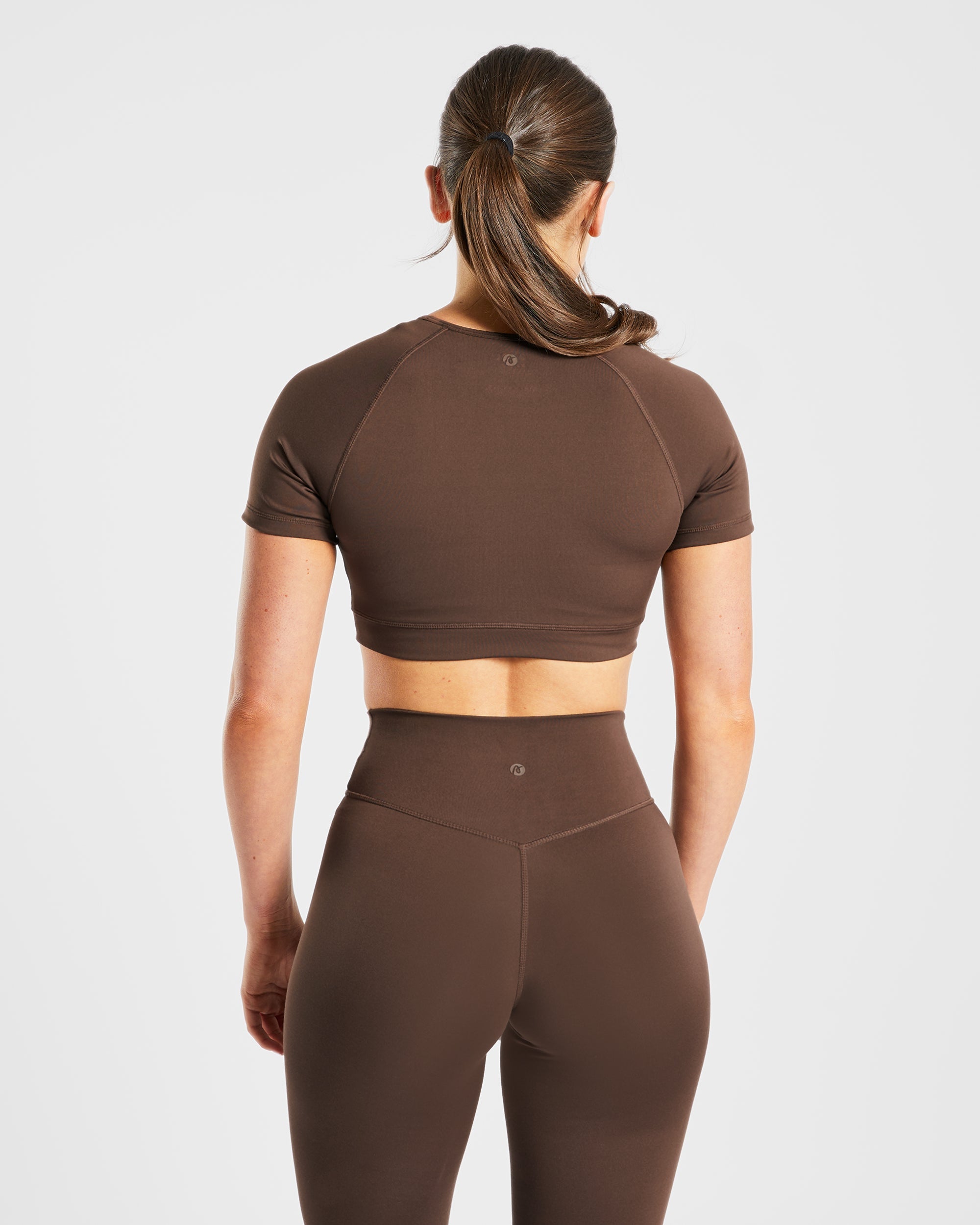 Staple Crop Top - Brown