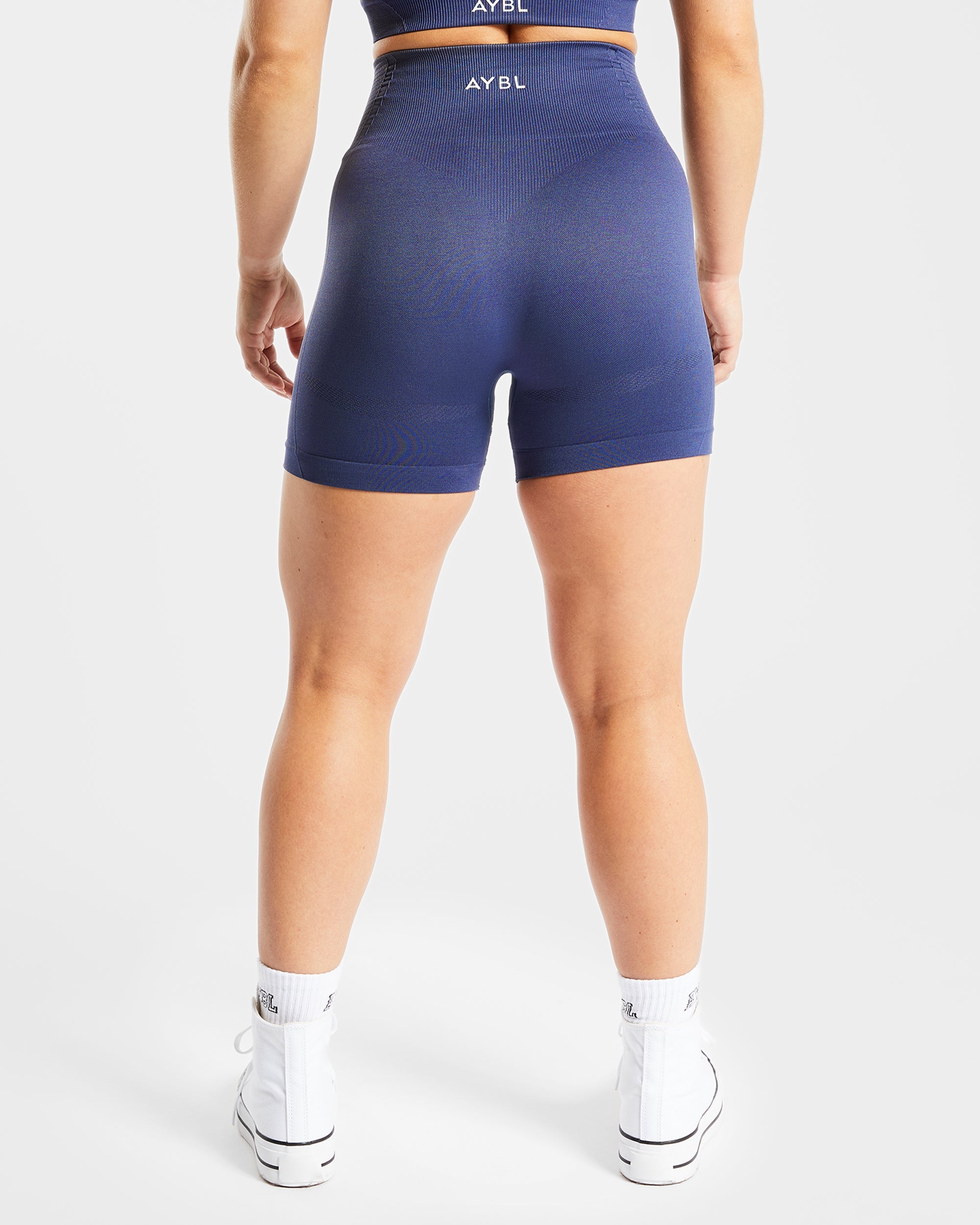 Balance V2 Nahtlose Shorts – Marineblau