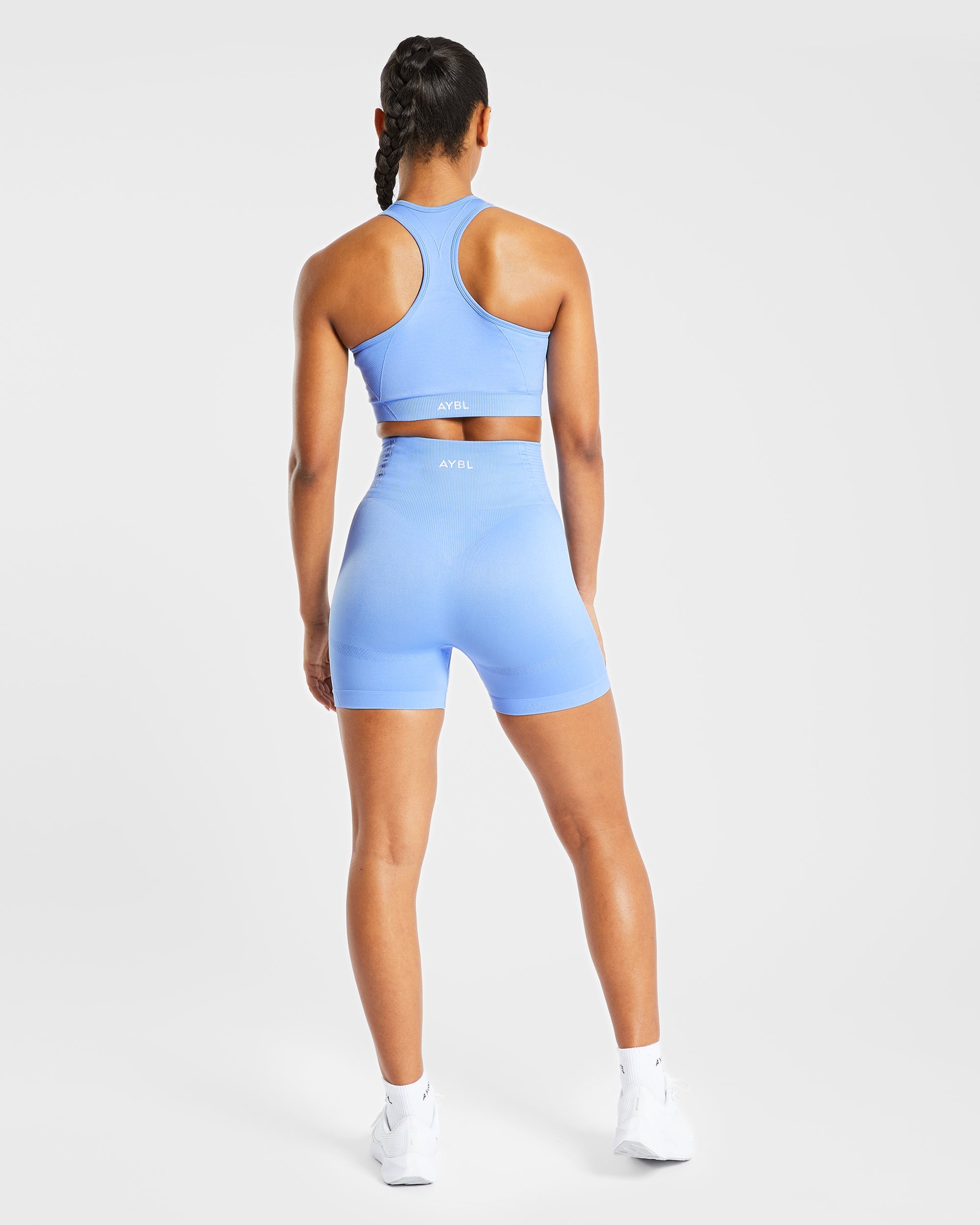 Balance V2 Seamless Sports Bra - Chambray Blue