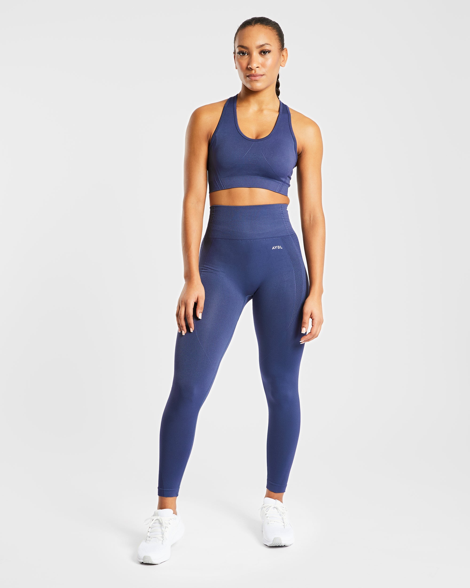 Balance V2 Nahtlose Leggings – Marineblau