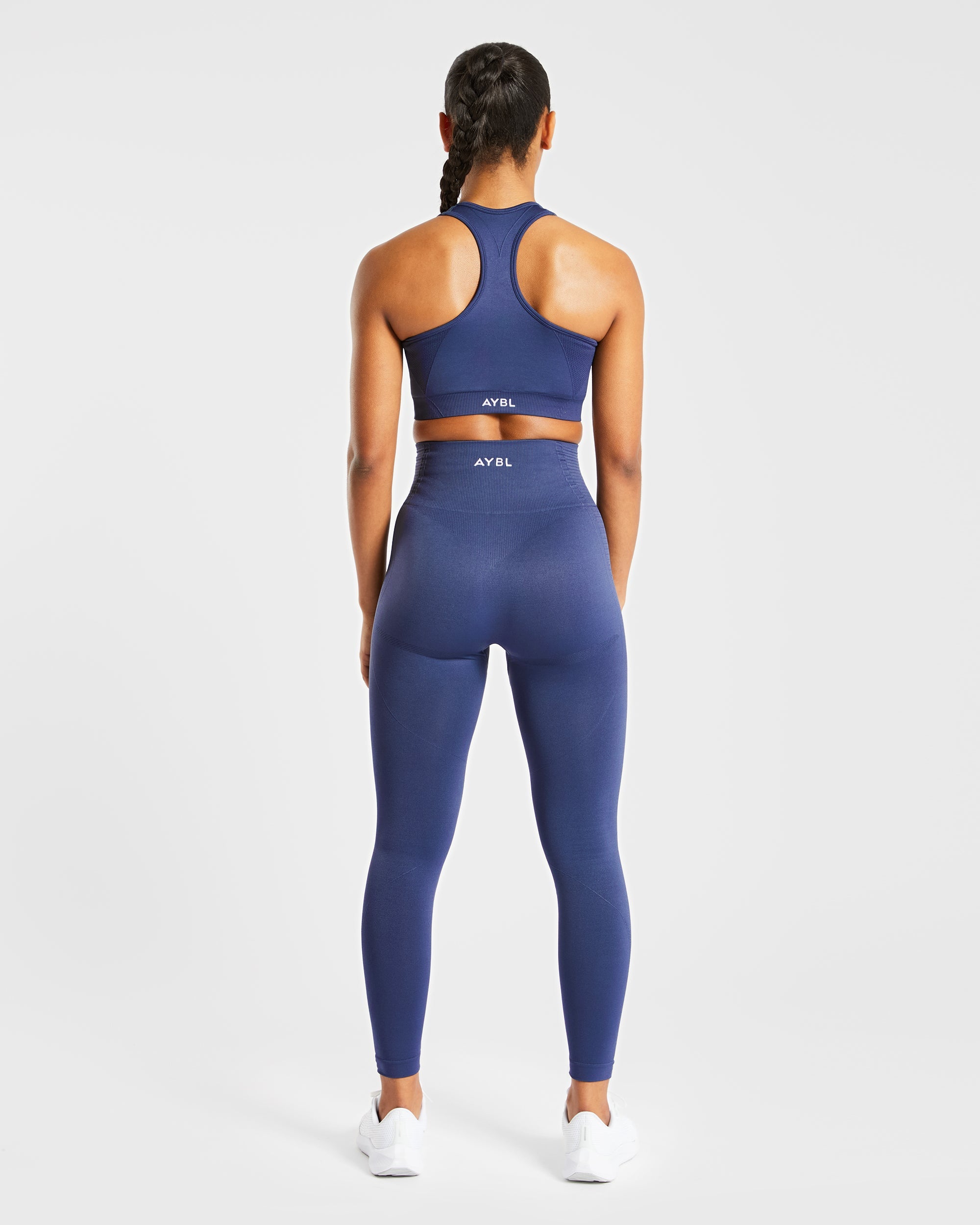 Balance V2 Nahtlose Leggings – Marineblau