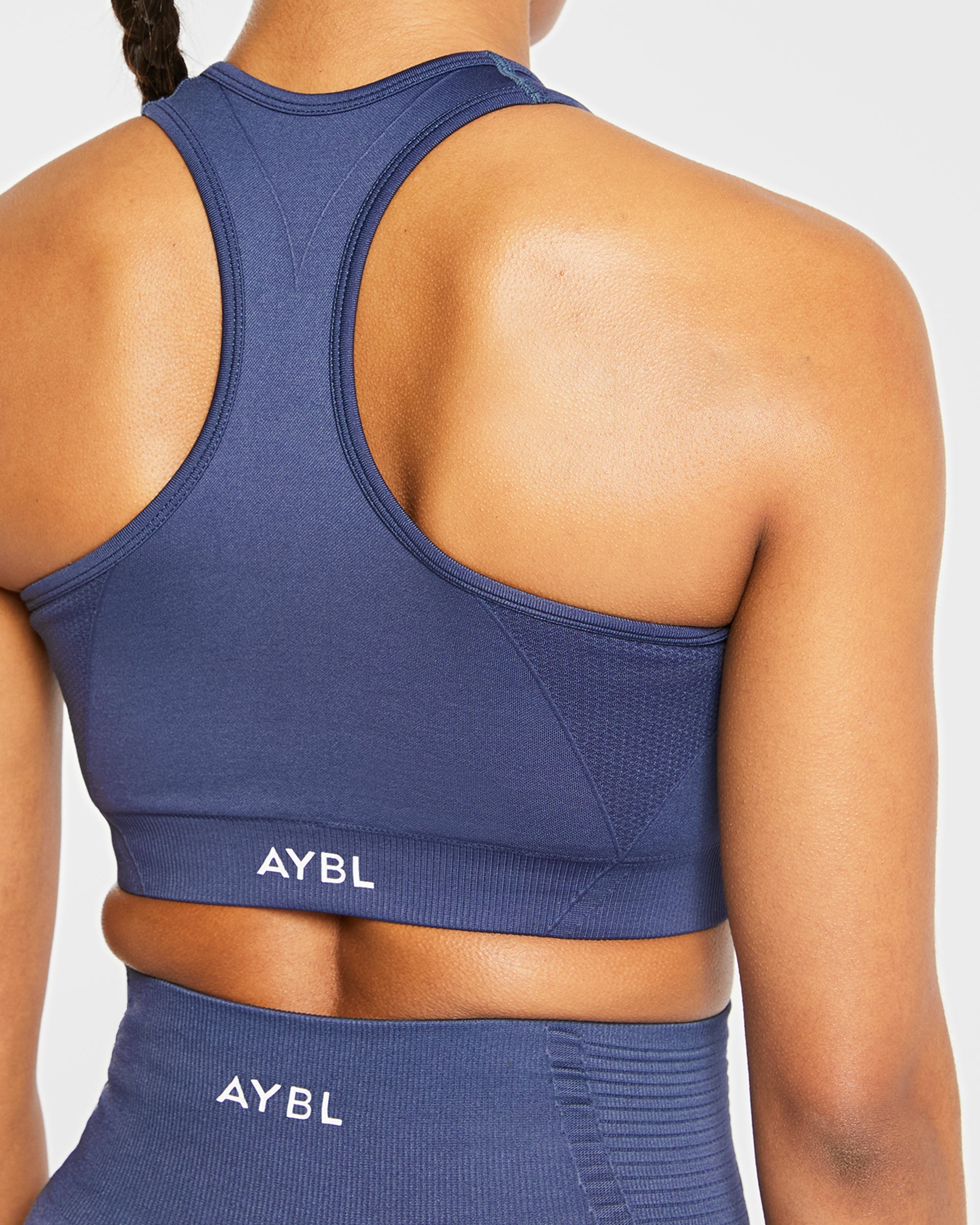 Balance V2 Seamless Sports Bra - Navy Blue