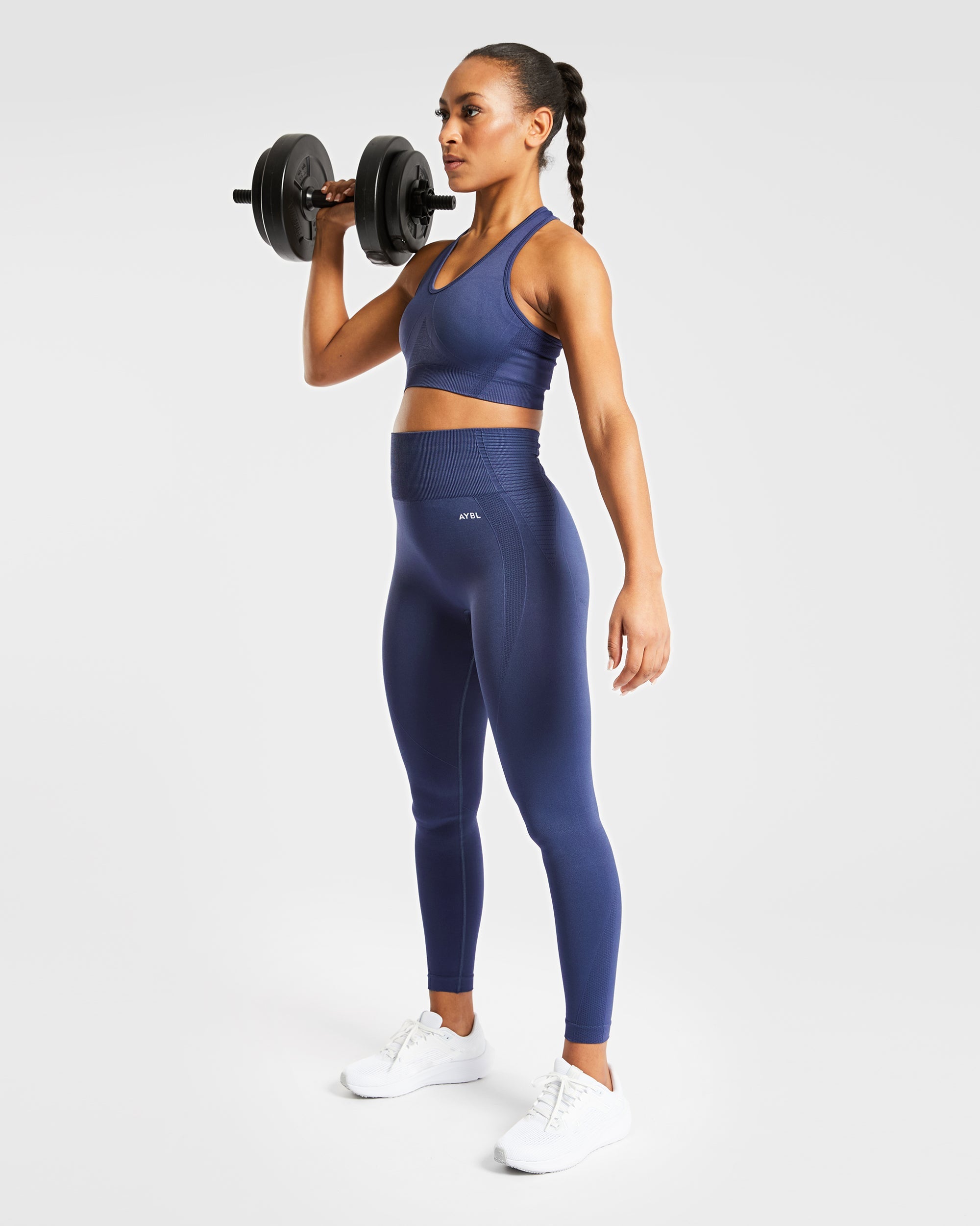 Balance V2 Nahtlose Leggings – Marineblau