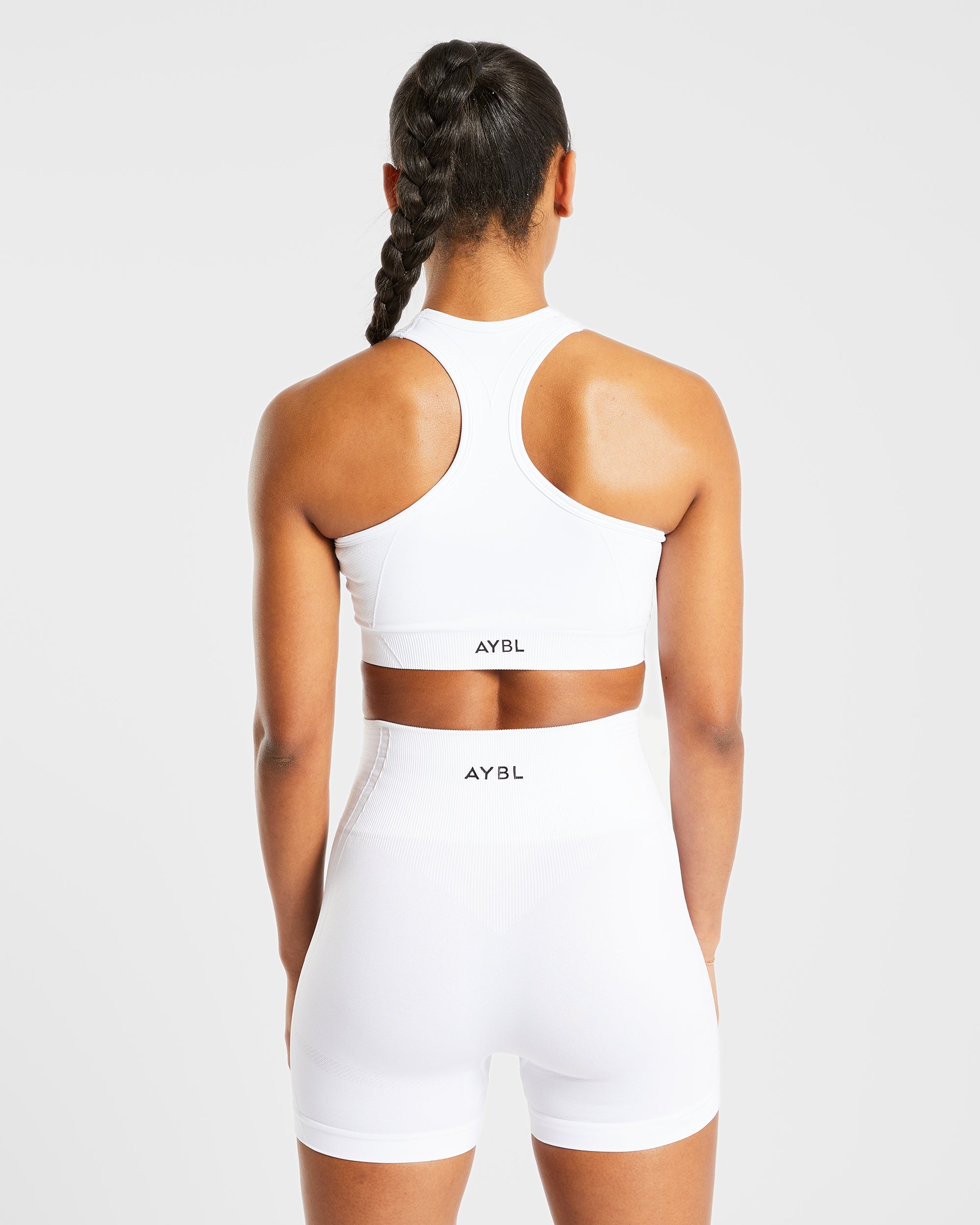 Soutien-gorge de sport sans couture Balance V2 - Blanc