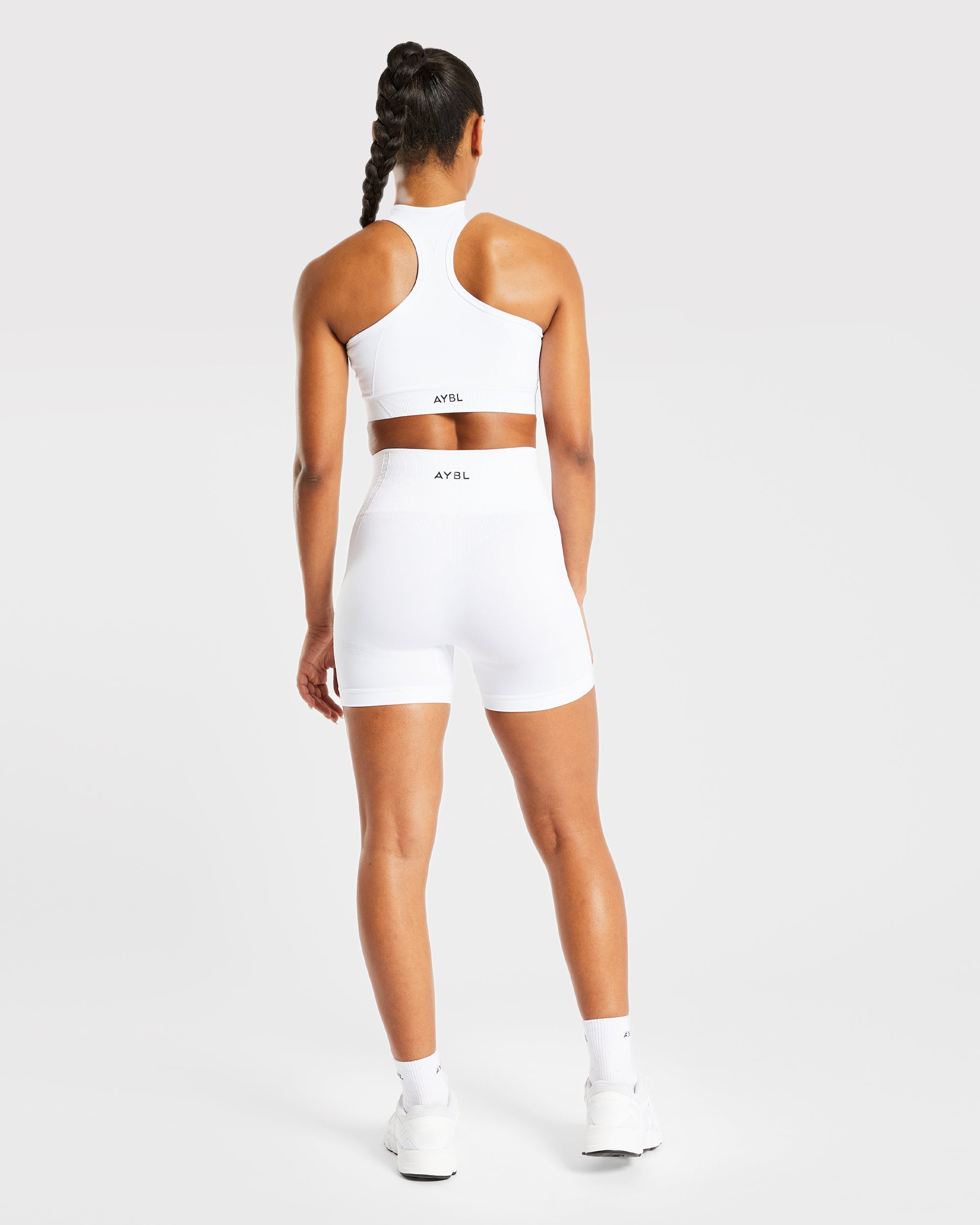 Soutien-gorge de sport sans couture Balance V2 - Blanc