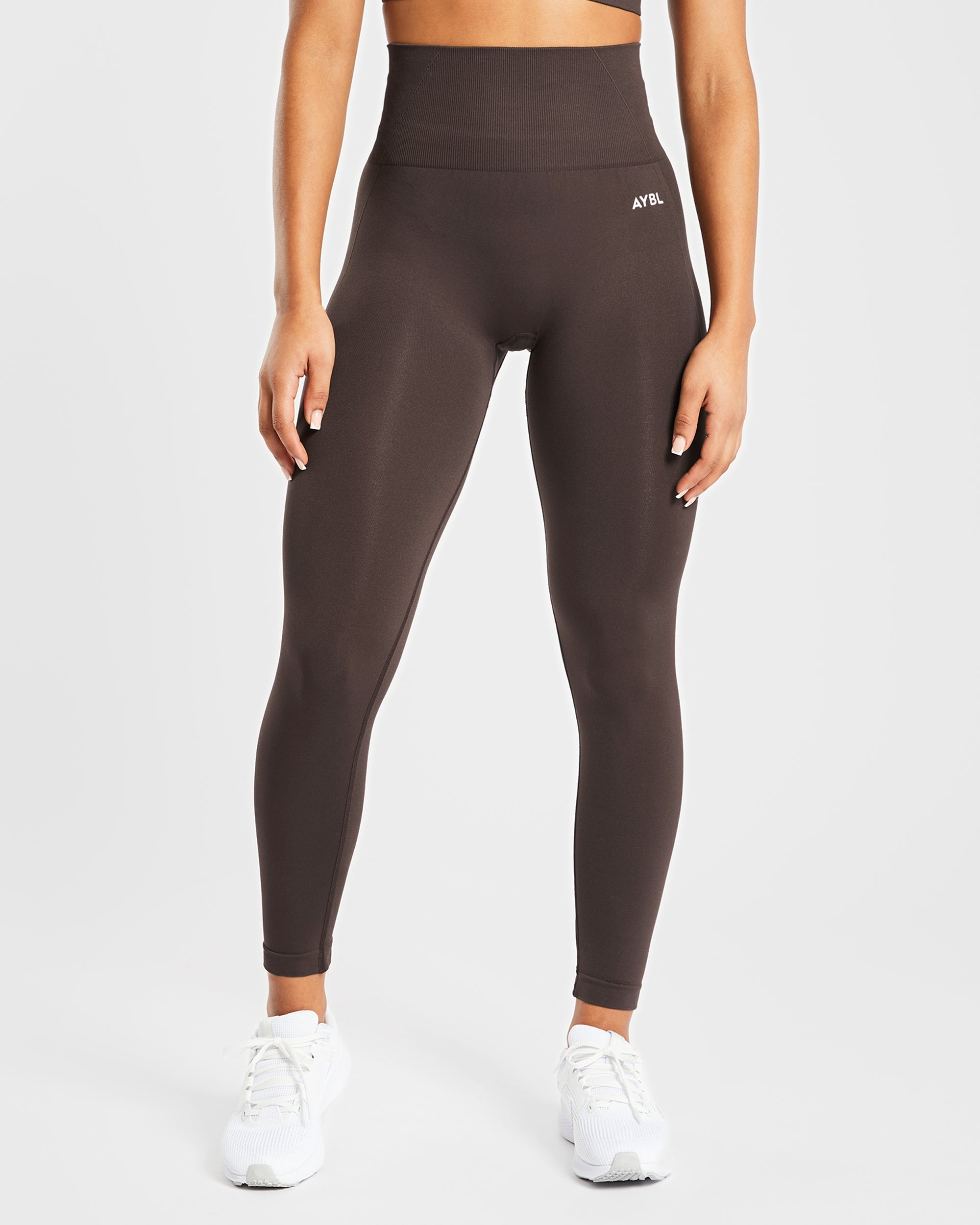 Legging sans couture Empower - Marron cacao