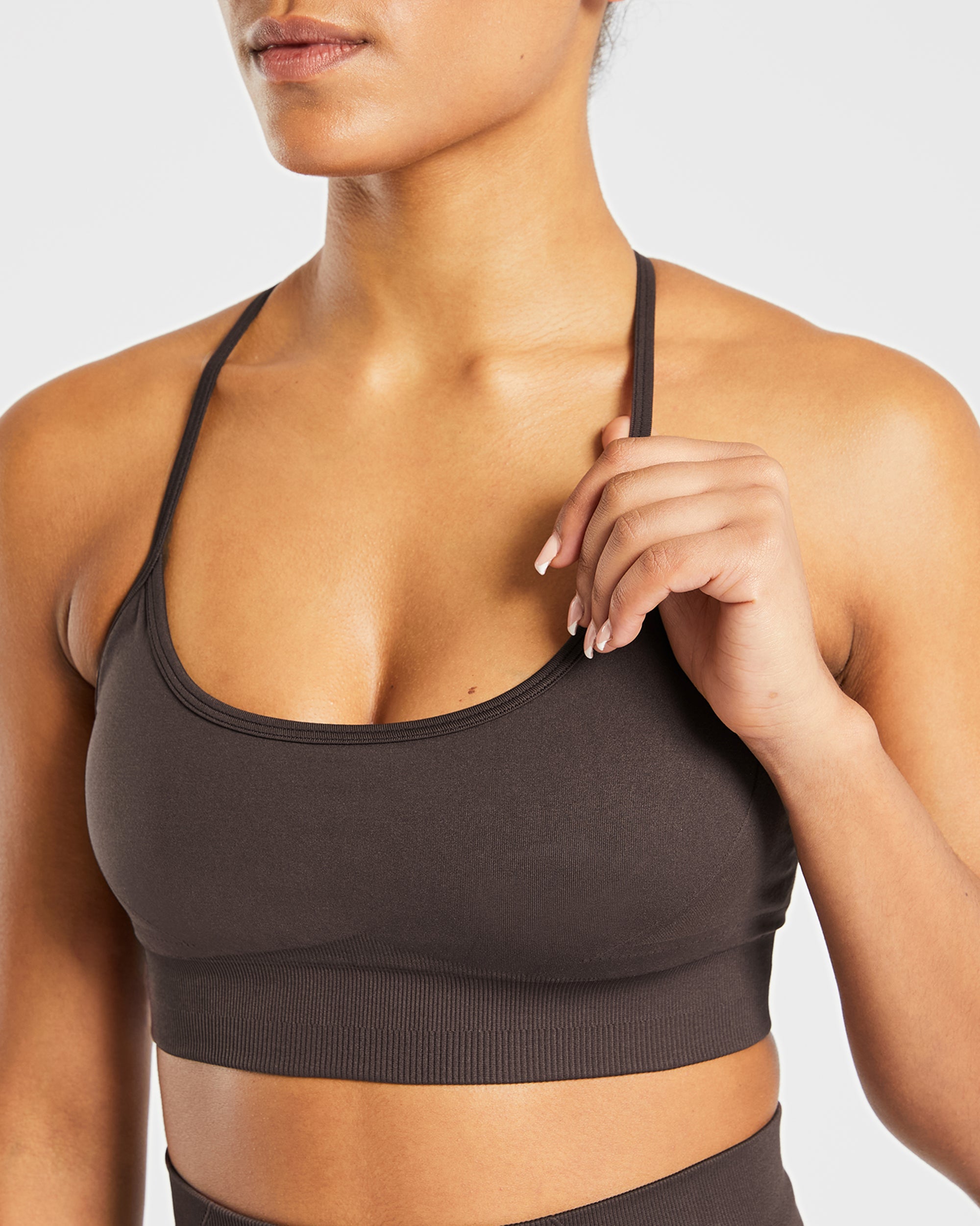 Empower Seamless Sports Bra - Cocoa Brown