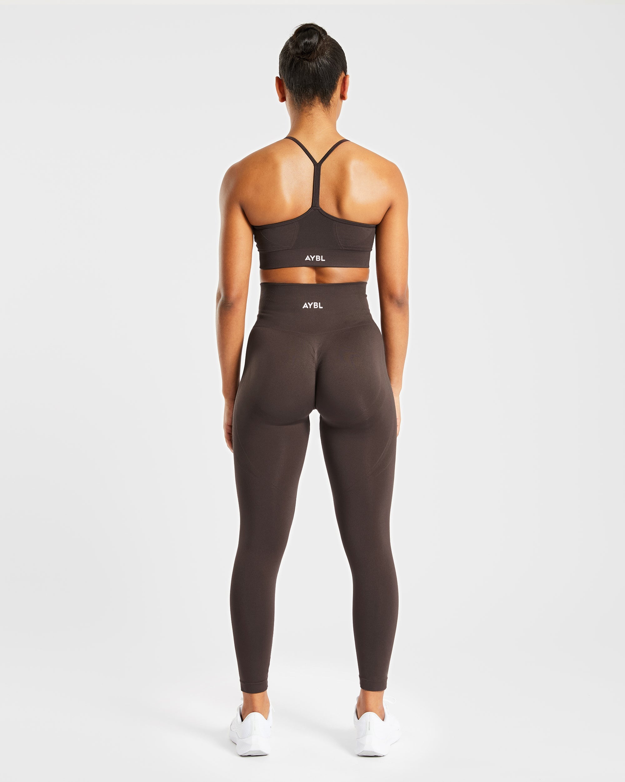 Legging sans couture Empower - Marron cacao