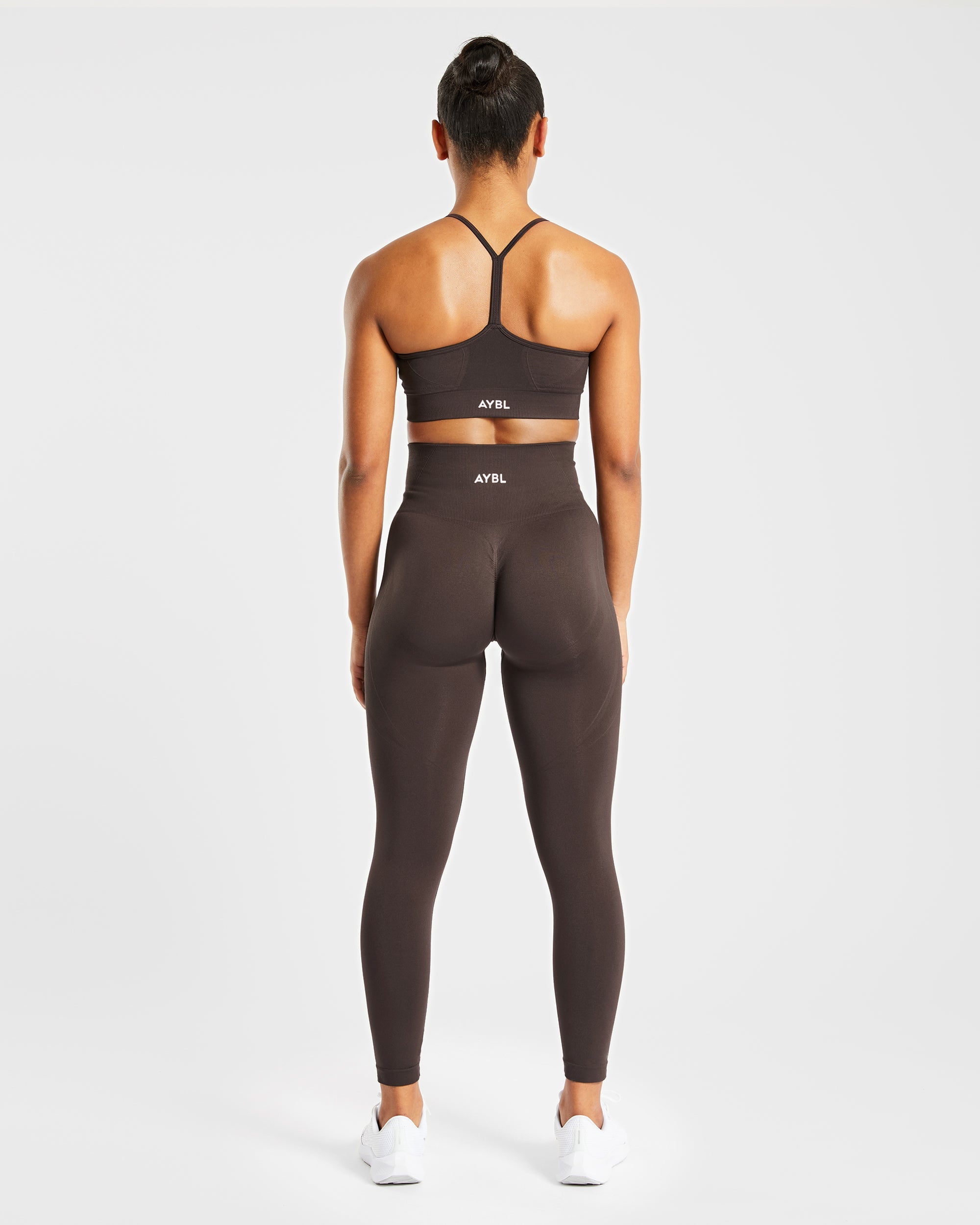 Soutien-gorge de sport sans couture Empower - Marron cacao