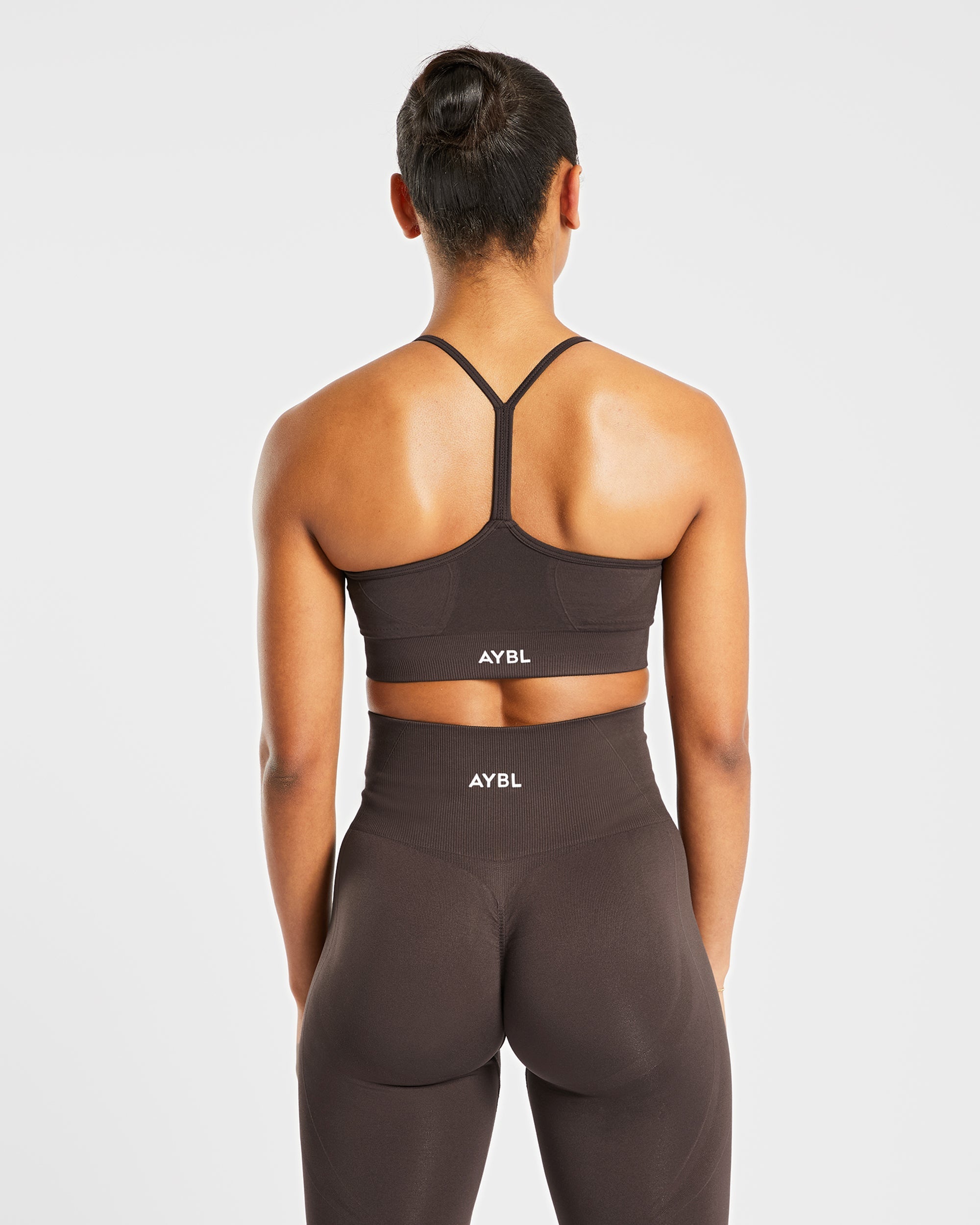 Soutien-gorge de sport sans couture Empower - Marron cacao