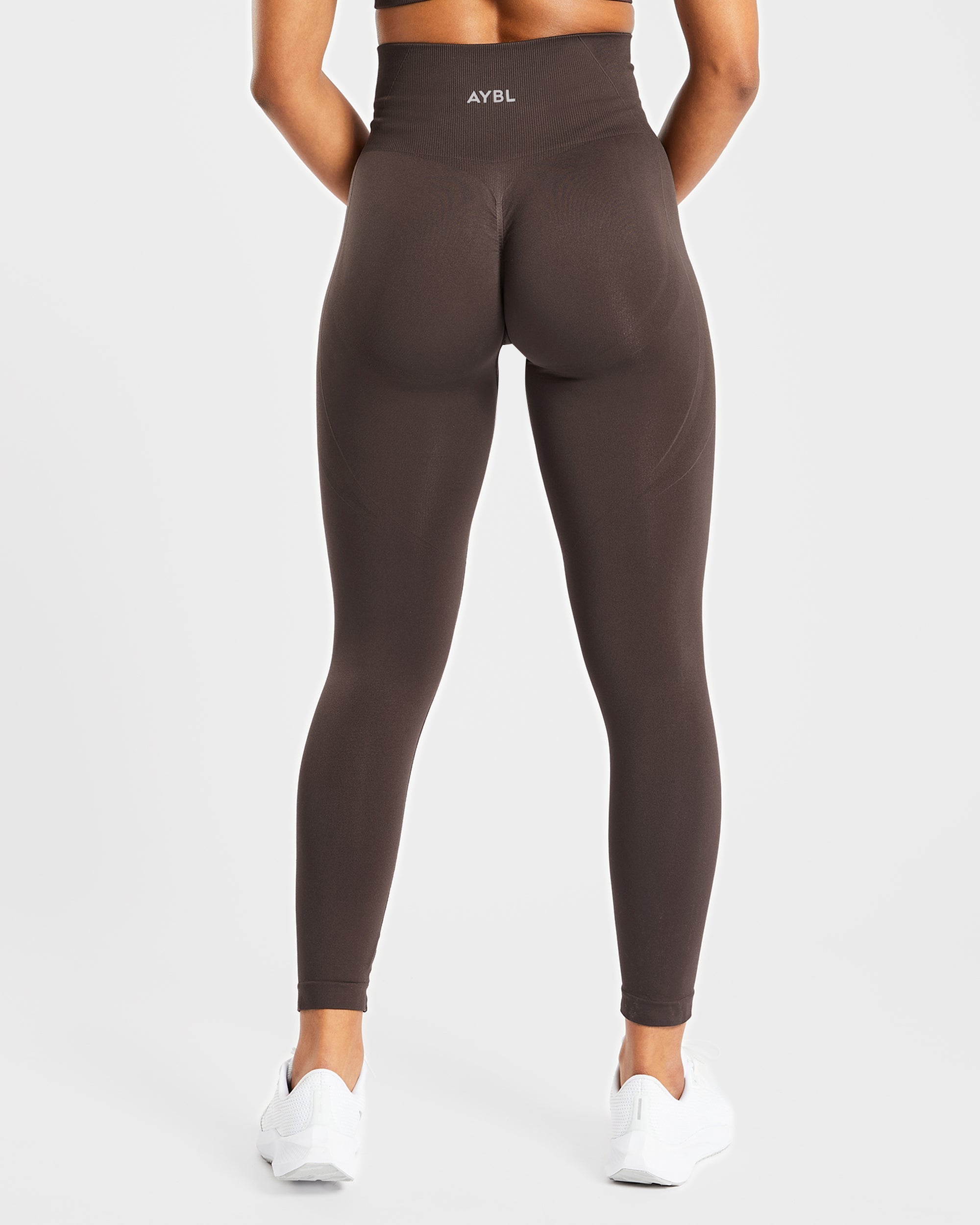 Legging sans couture Empower - Marron cacao