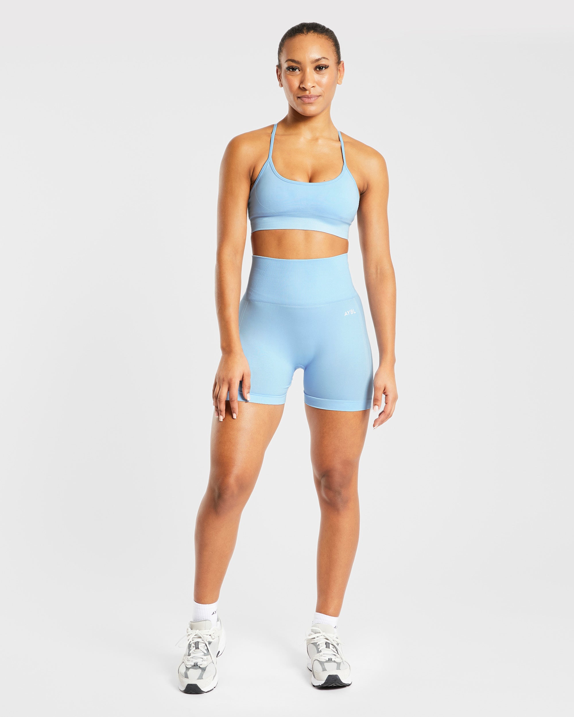 Empower Nahtloser Sport-BH – Himmelblau