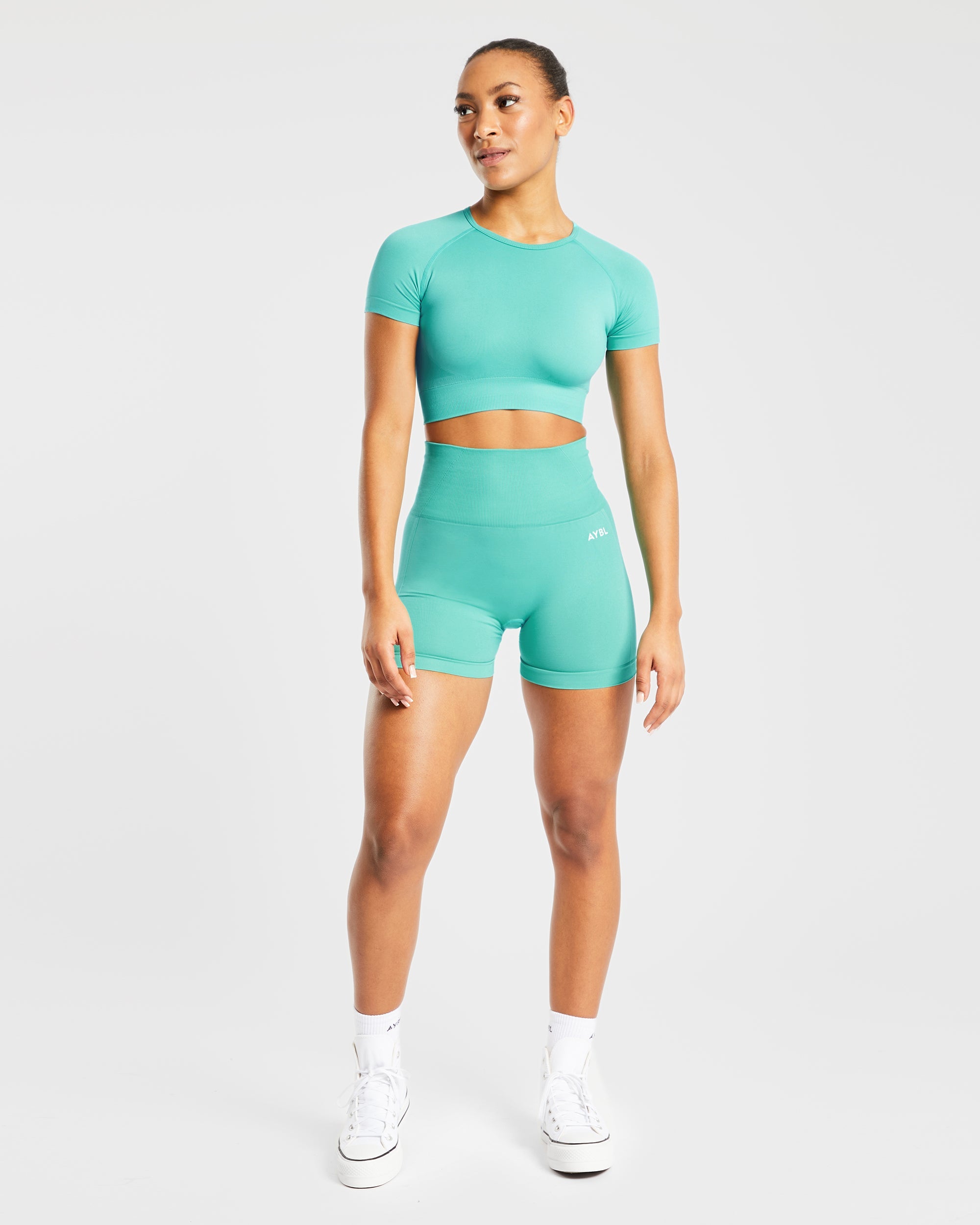 Short sans couture Empower - Vert Jade