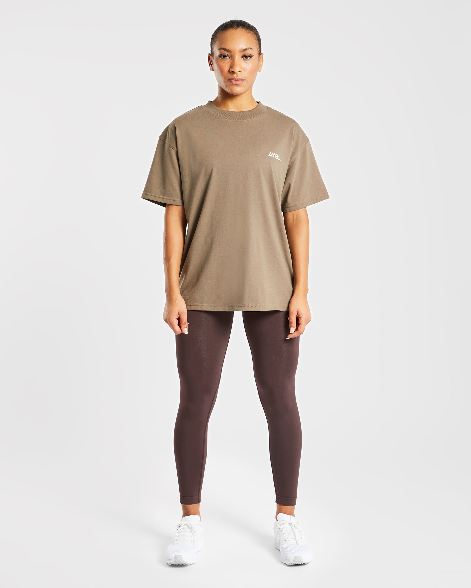 AYBL Club Oversized T Shirt - Brown